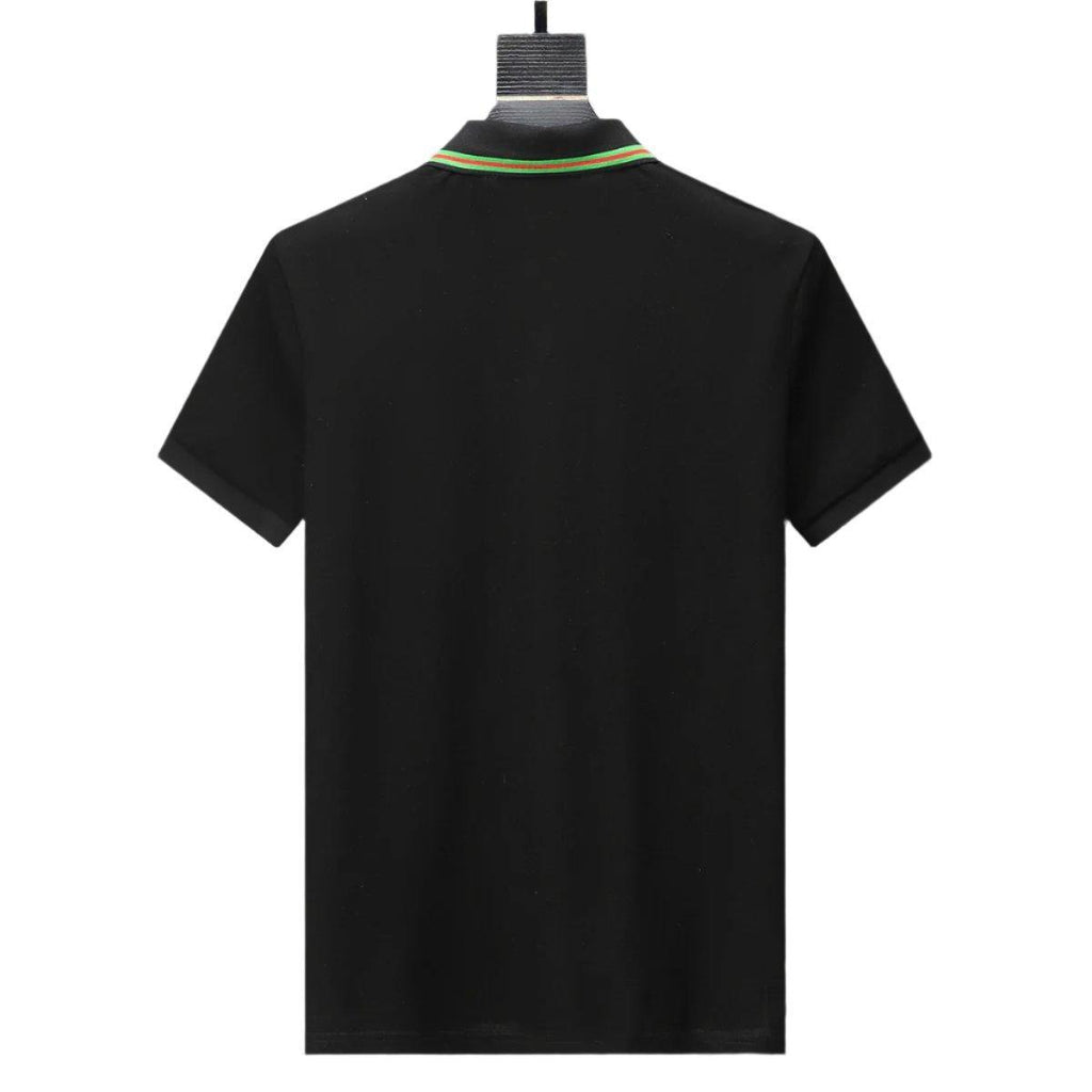 Gucci Black T-shirt with a collar
