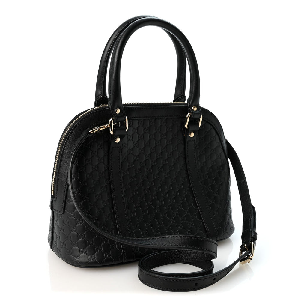 Microguccissima Mini Dome Bag Black