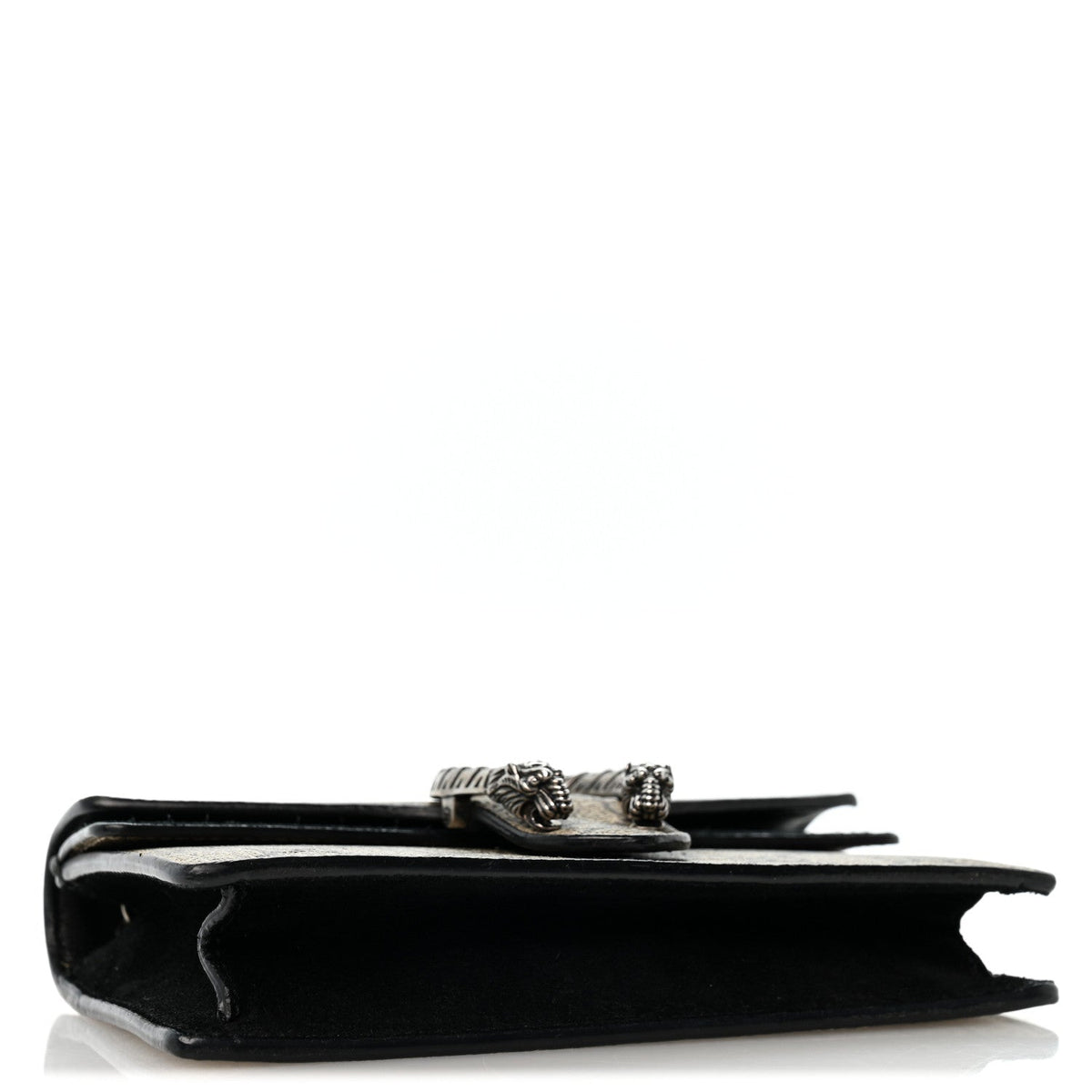 GG Supreme Monogram Super Mini Dionysus Shoulder Bag Black