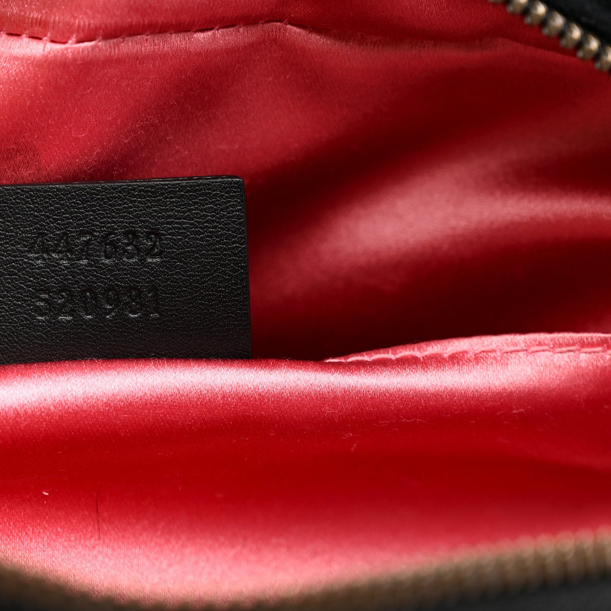 Velvet Matelasse Small GG Marmont Chain Shoulder Bag Black