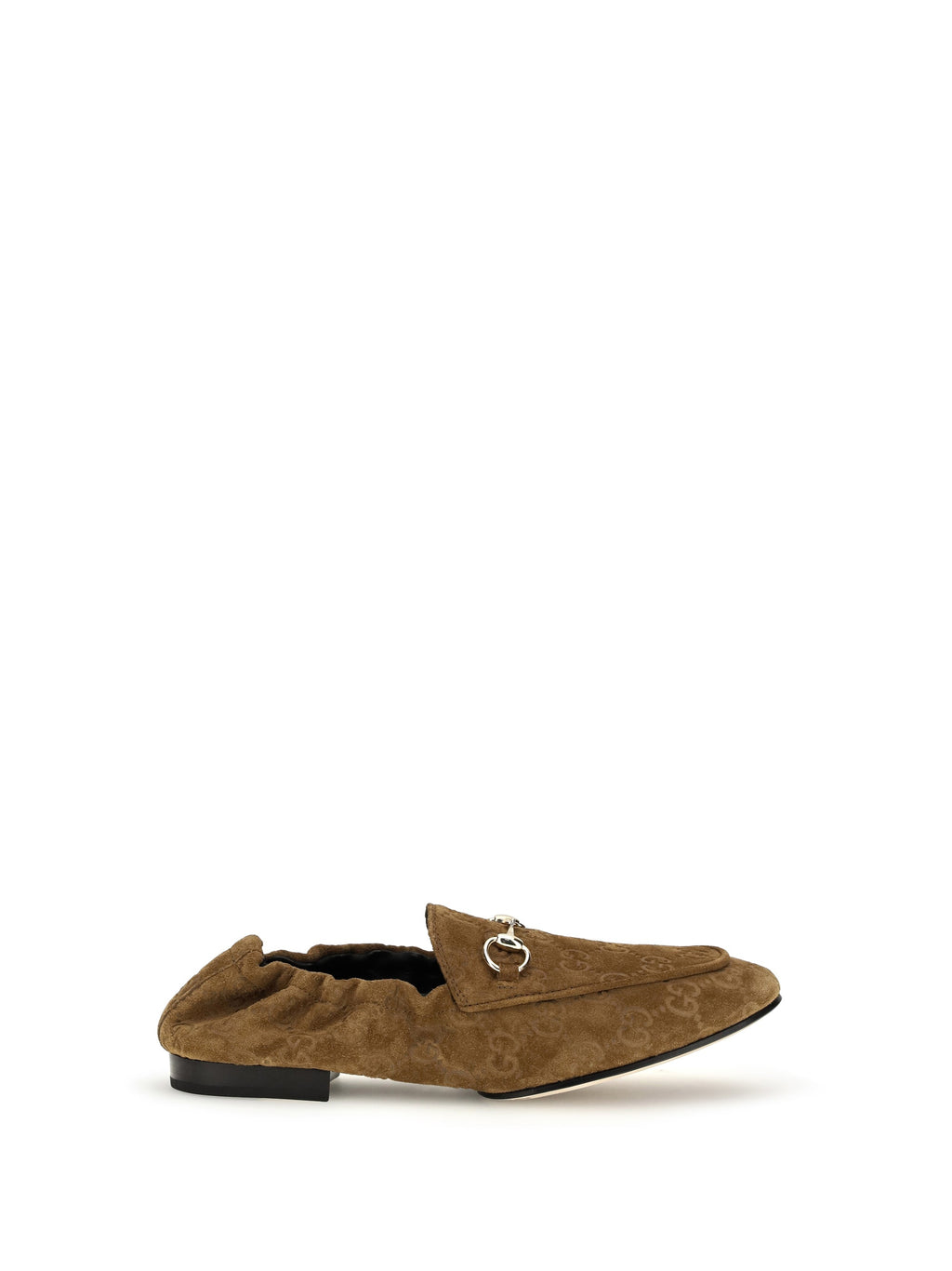 Gucci GG Suede Loafers Pepper Brown Women