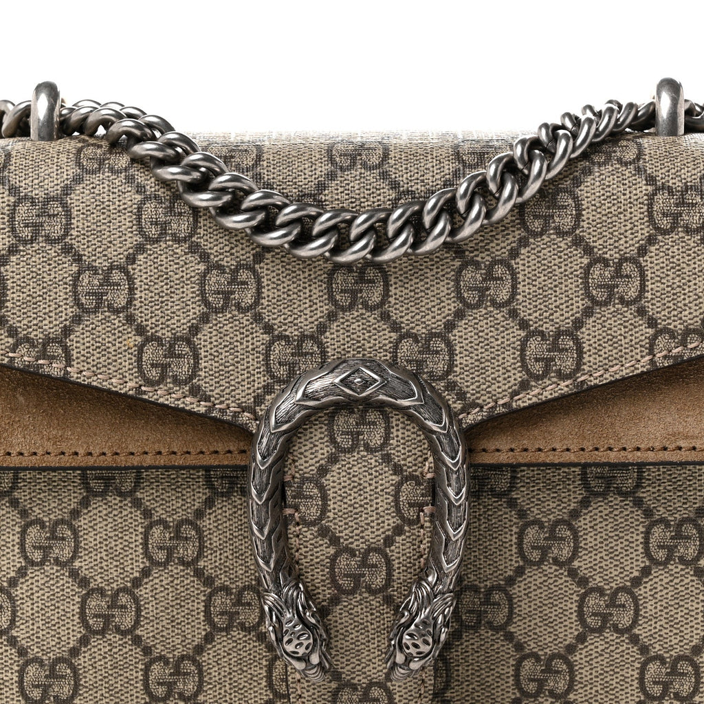 GG Supreme Monogram Mini Dionysus Shoulder Bag Taupe