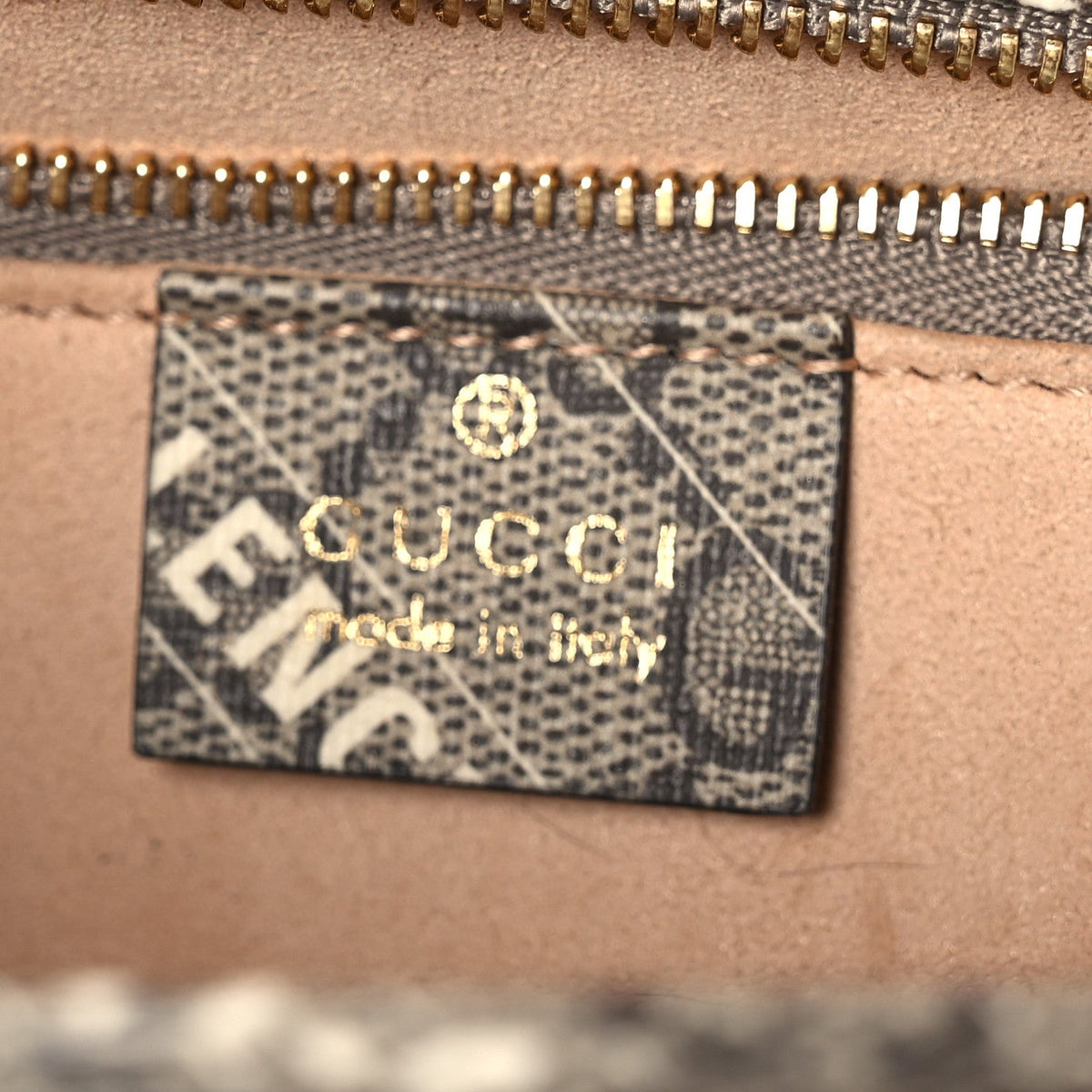 X BALENCIAGA GG Supreme Monogram Logo Print Horsebit 1955 Shoulder Bag Beige Ebony