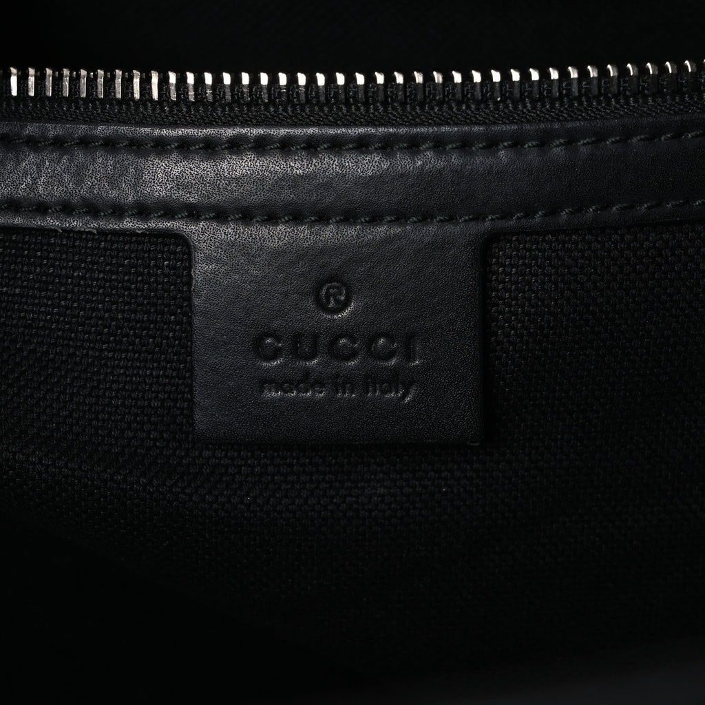 GG Supreme Monogram Web Tote Black Grey