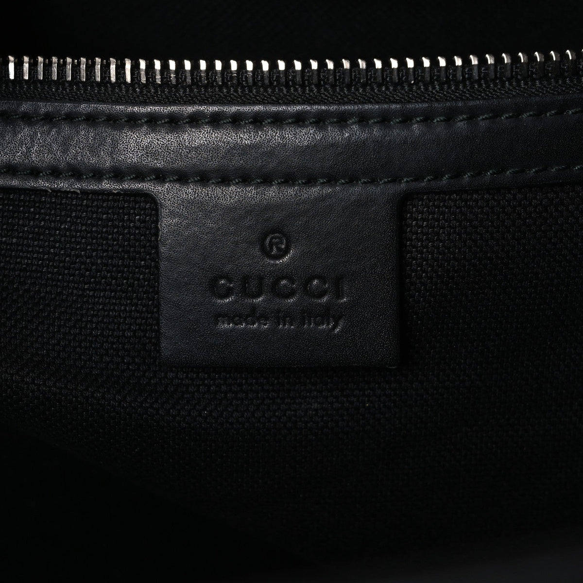 GG Supreme Monogram Web Tote Black Grey