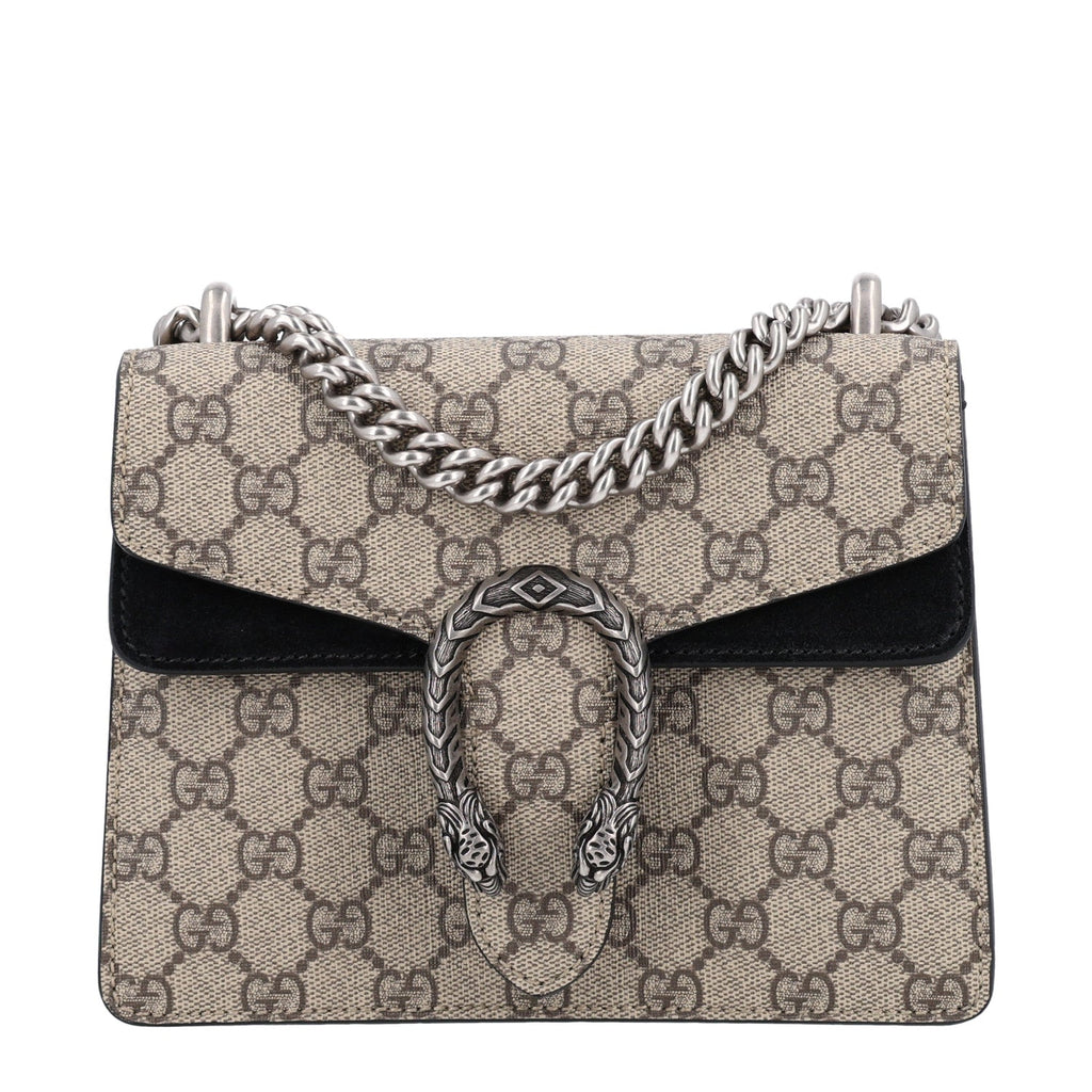 GG Supreme Monogram Mini Dionysus Shoulder Bag Black