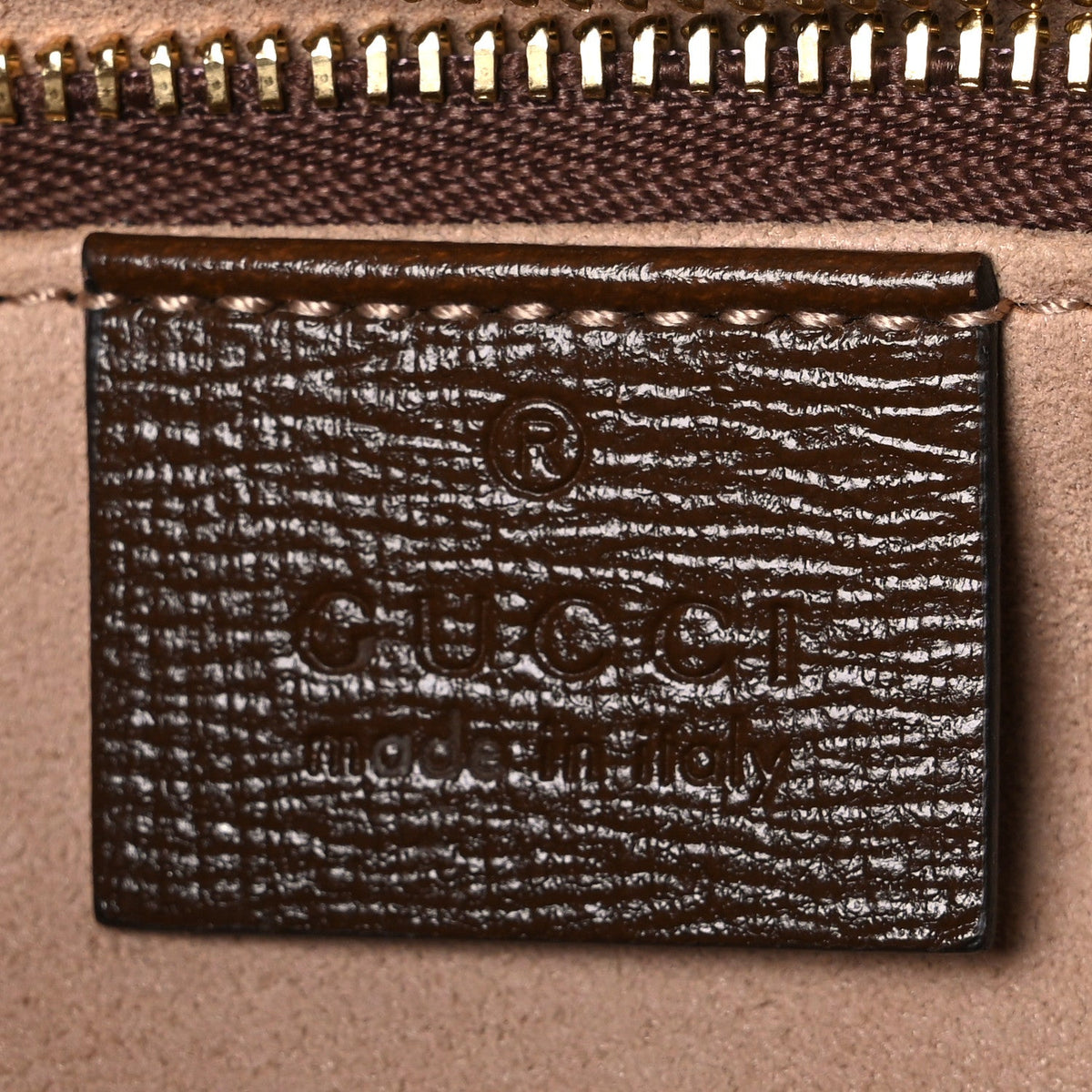 GG Supreme Monogram Horsebit 1955 Shoulder Bag Beige Brown Sugar