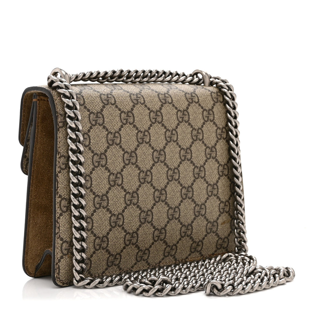 GG Supreme Monogram Mini Dionysus Shoulder Bag Taupe