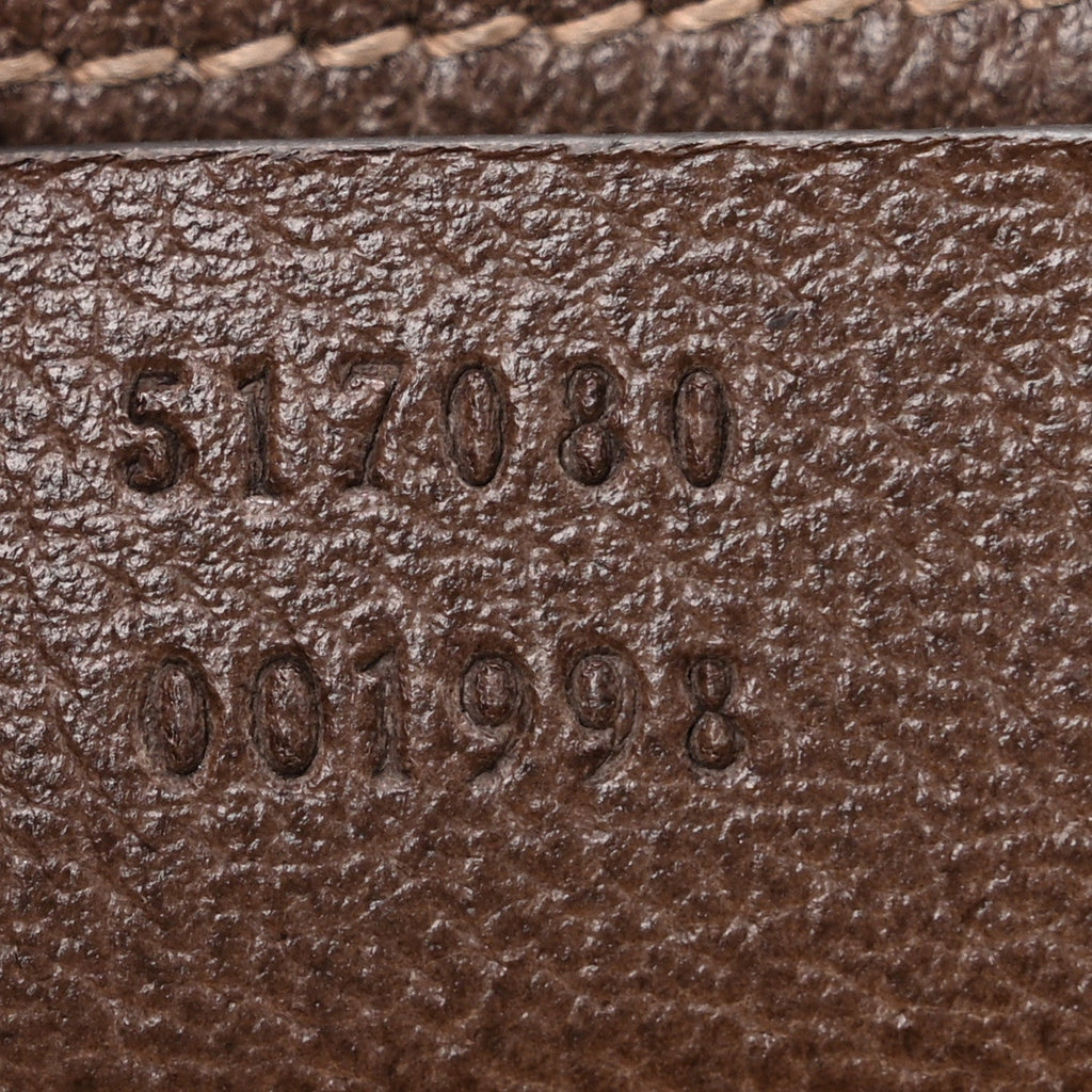 GG Supreme Monogram Web Small Ophidia Shoulder Bag Brown