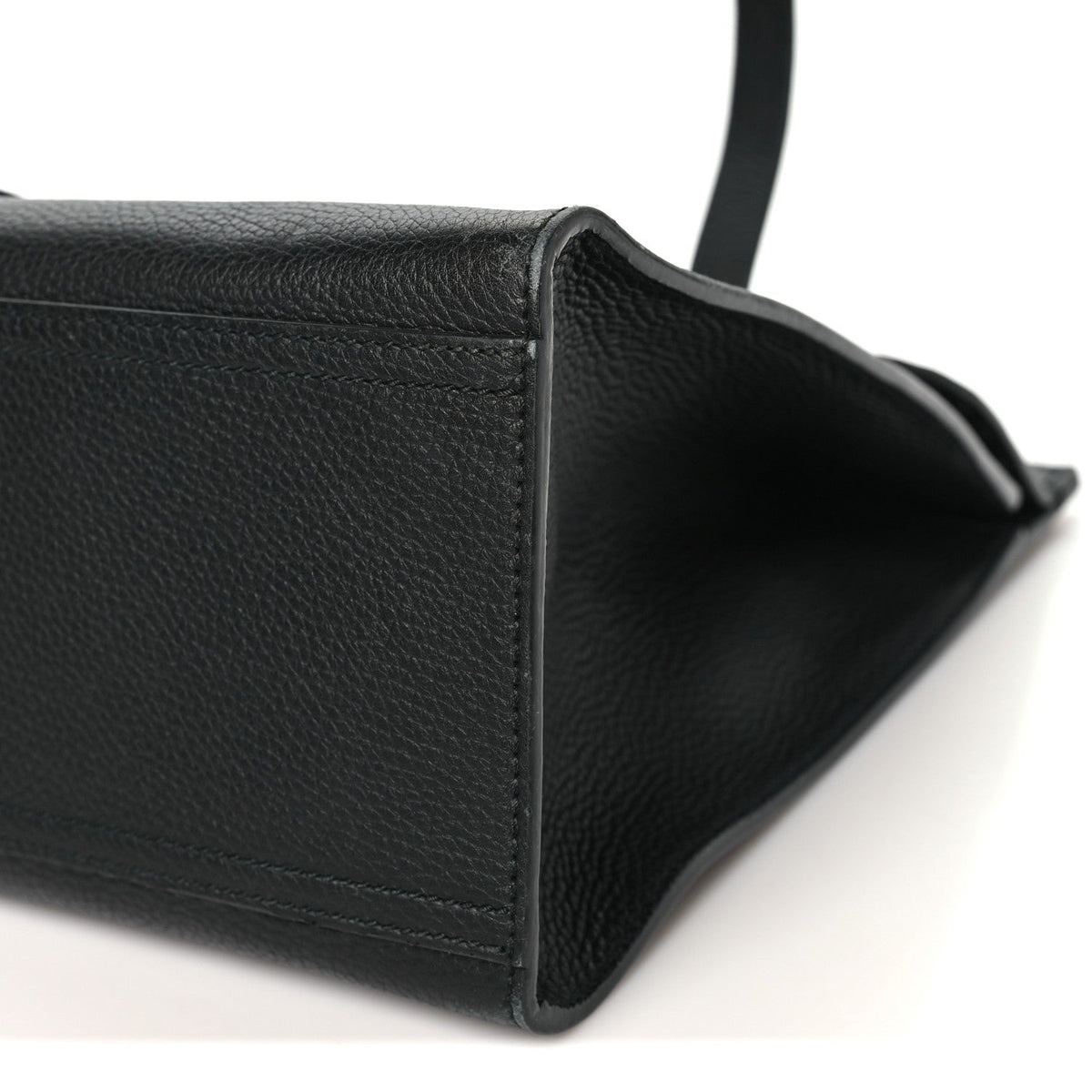 Calfskin Medium GG Marmont Top Handle Bag Black