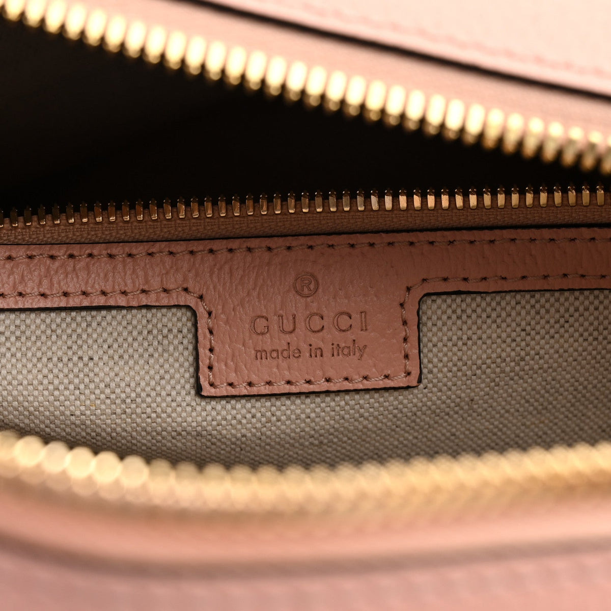GG Supreme Monogram Textured Dollar Calfskin Web Medium Savoy Duffle Bag Rose Pink