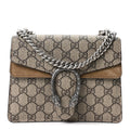 GG Supreme Monogram Mini Dionysus Shoulder Bag Taupe