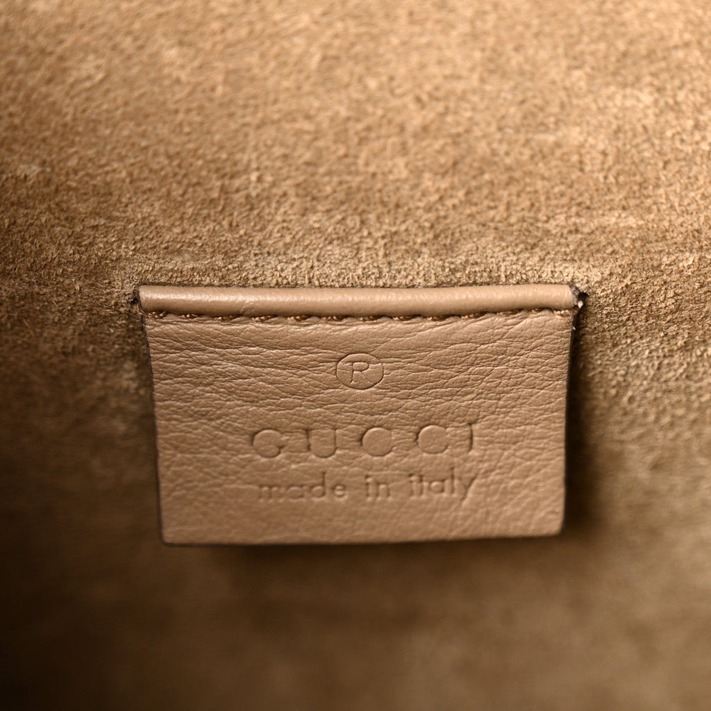 GG Supreme Monogram Mini Dionysus Shoulder Bag Taupe