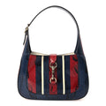 Snakeskin Web Small Jackie 1961 Hobo Rosso Ancora Blue