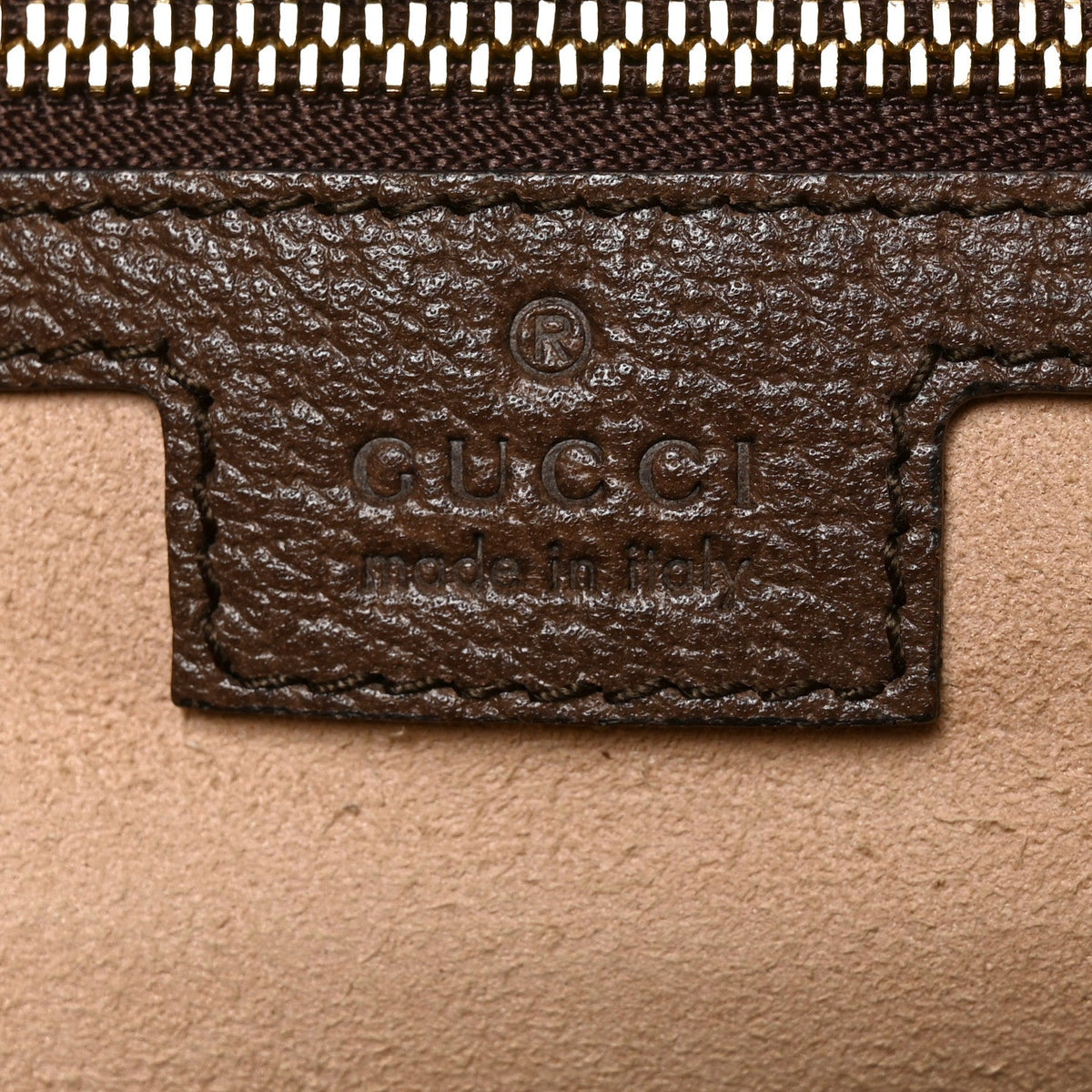 GG Supreme Monogram Medium Ophidia Shopping Tote Brown