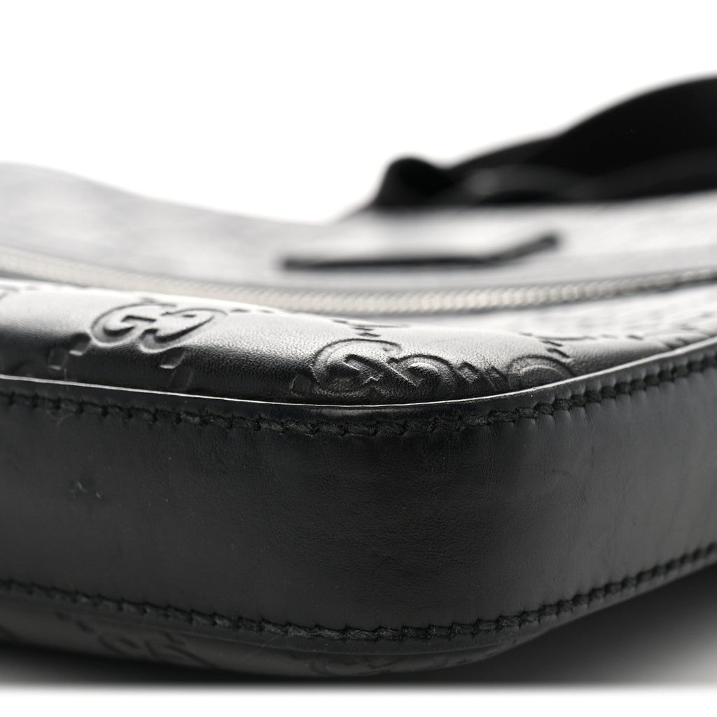 Guccissima Signature Small Messenger Bag Black