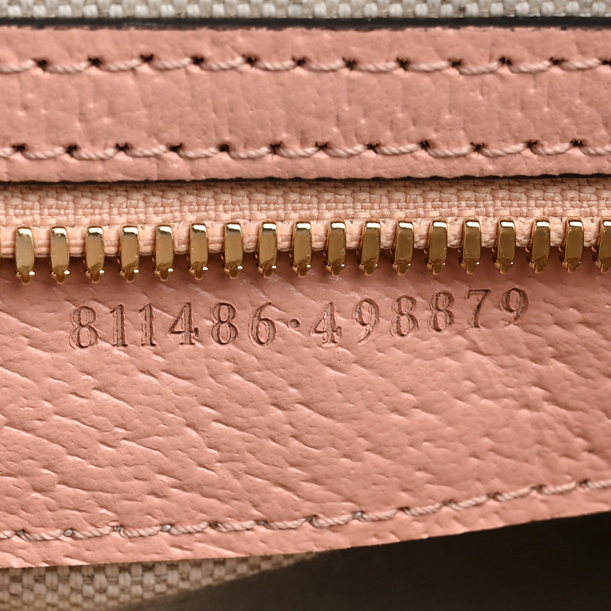 GG Supreme Monogram Textured Dollar Calfskin Web Medium Savoy Duffle Bag Rose Pink
