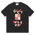 Gucci Logo T-Shirt | Black Cotton Crew Neck – Luxury Casual Wear