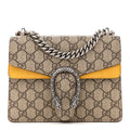 GG Supreme Monogram Mini Dionysus Shoulder Bag Yellow