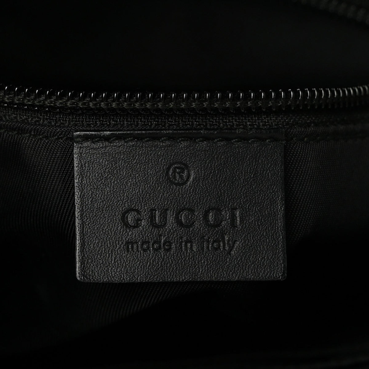 GG Supreme Monogram Web Messenger Bag Black