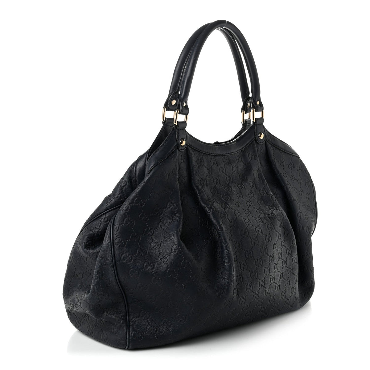 Guccissima Large Sukey Tote Navy