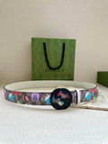 GUCCI Cartoon Print Logo Belt 'Multicolor'