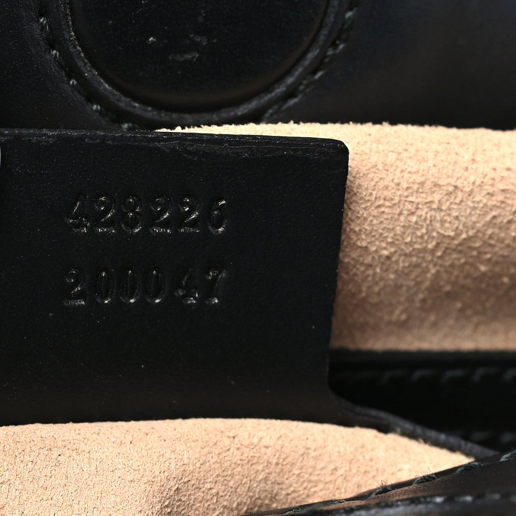 Guccissima Linea A Foldover Tote Black