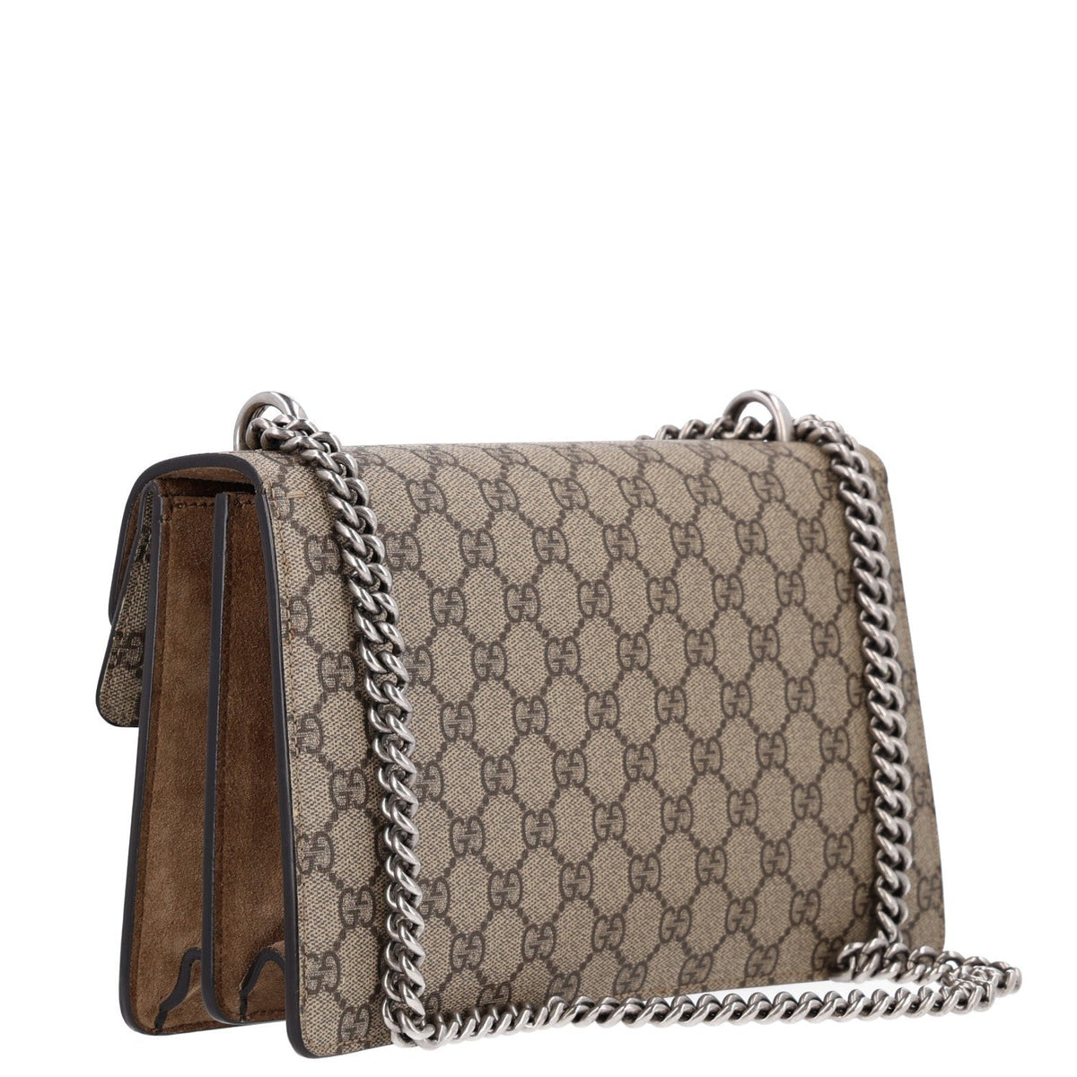 GG Supreme Monogram Small Dionysus Shoulder Bag Taupe