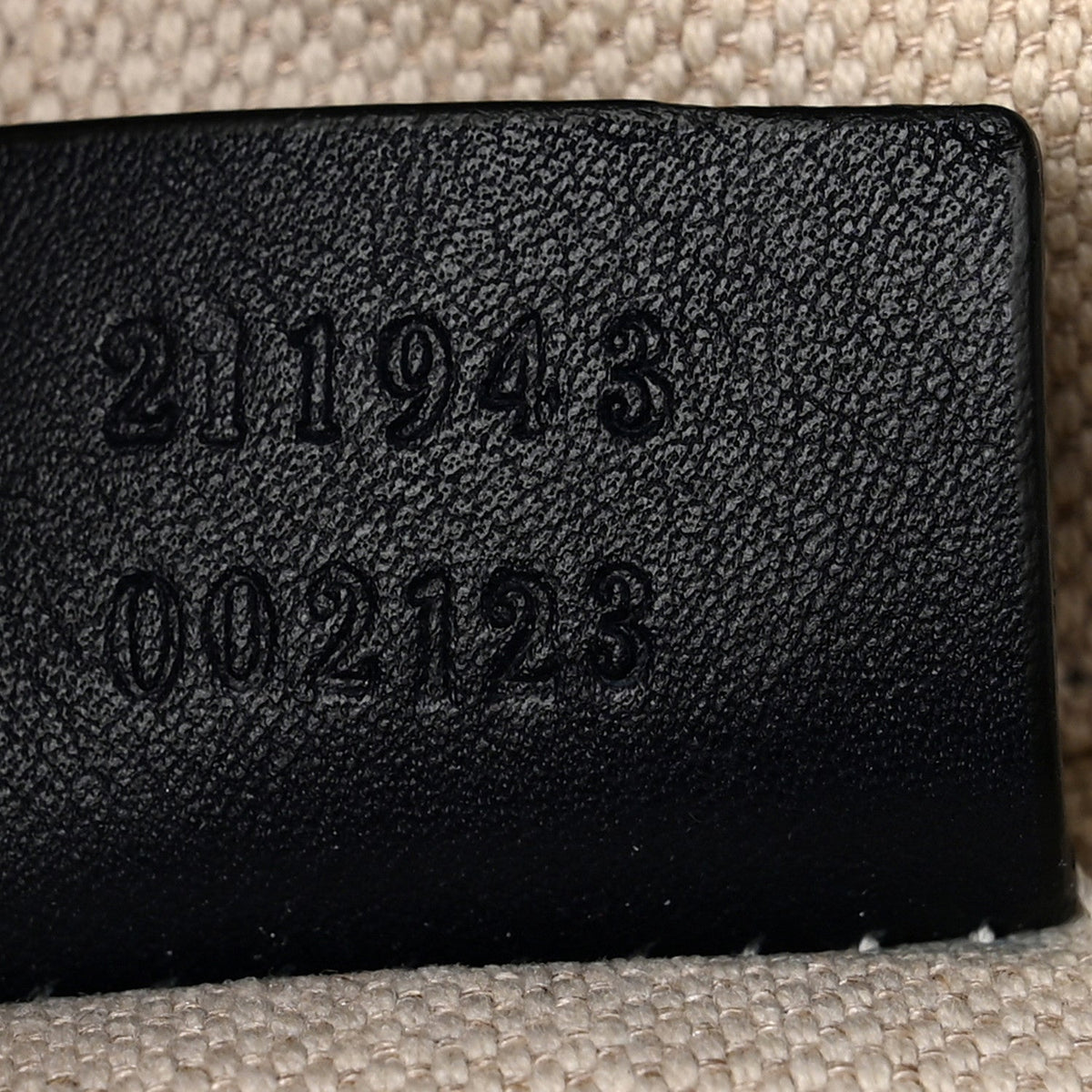 Guccissima Large Sukey Tote Navy