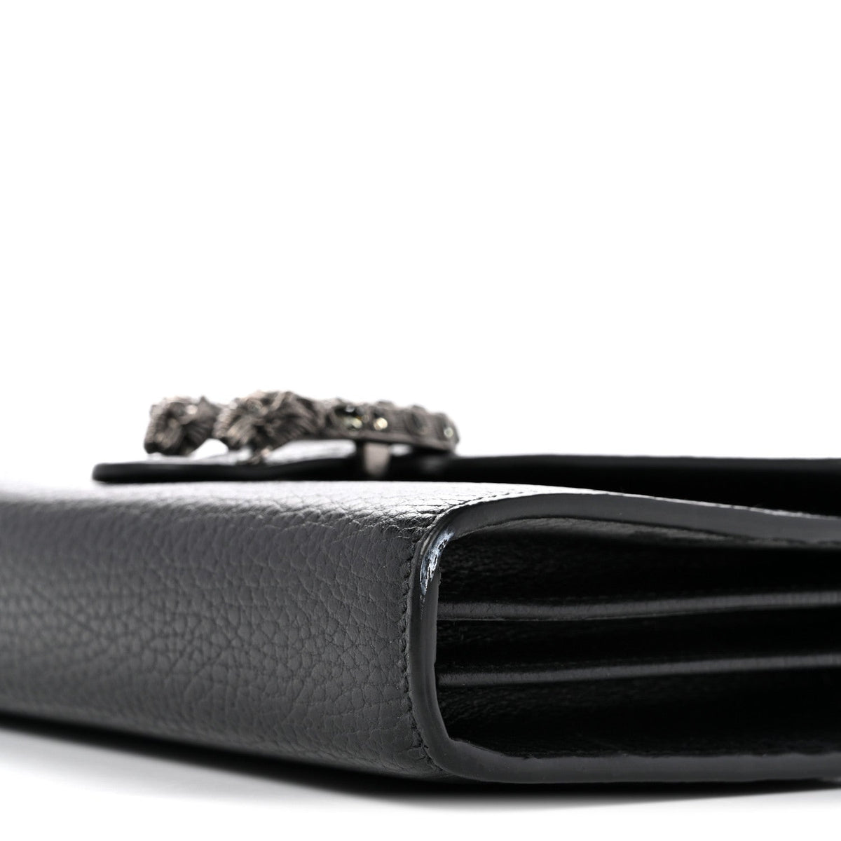 Calfskin Mini Dionysus Chain Wallet Black