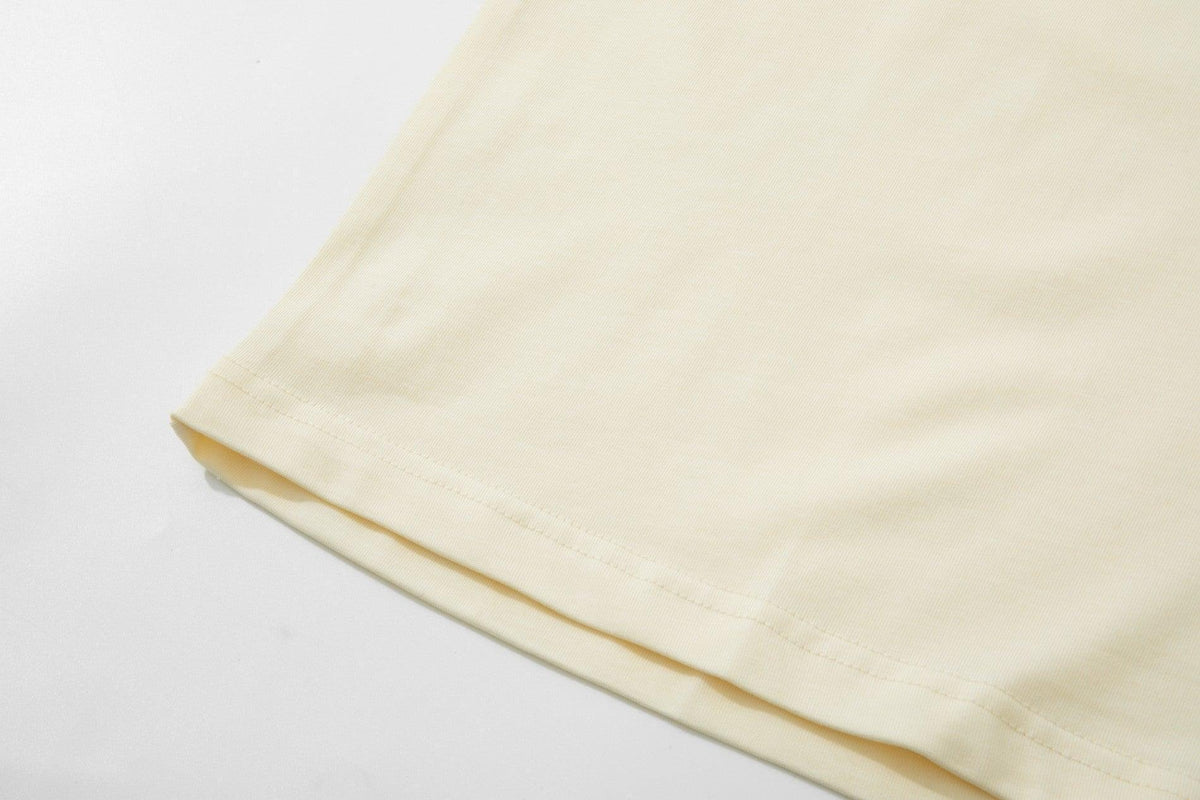 Gucci T-Shirt Without Collar 'Beige & Black'