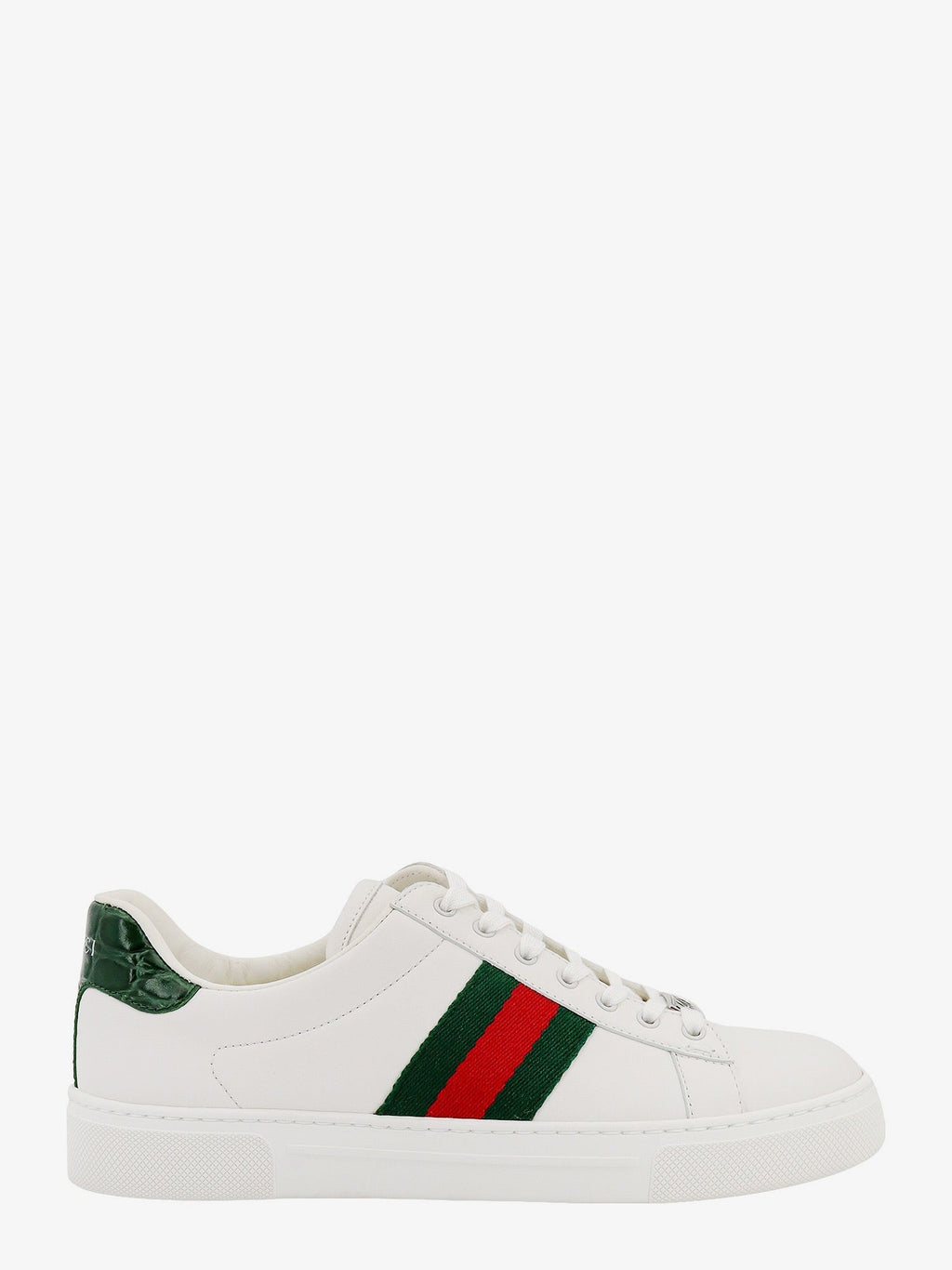 Gucci Ace Leather Sneakers White Women