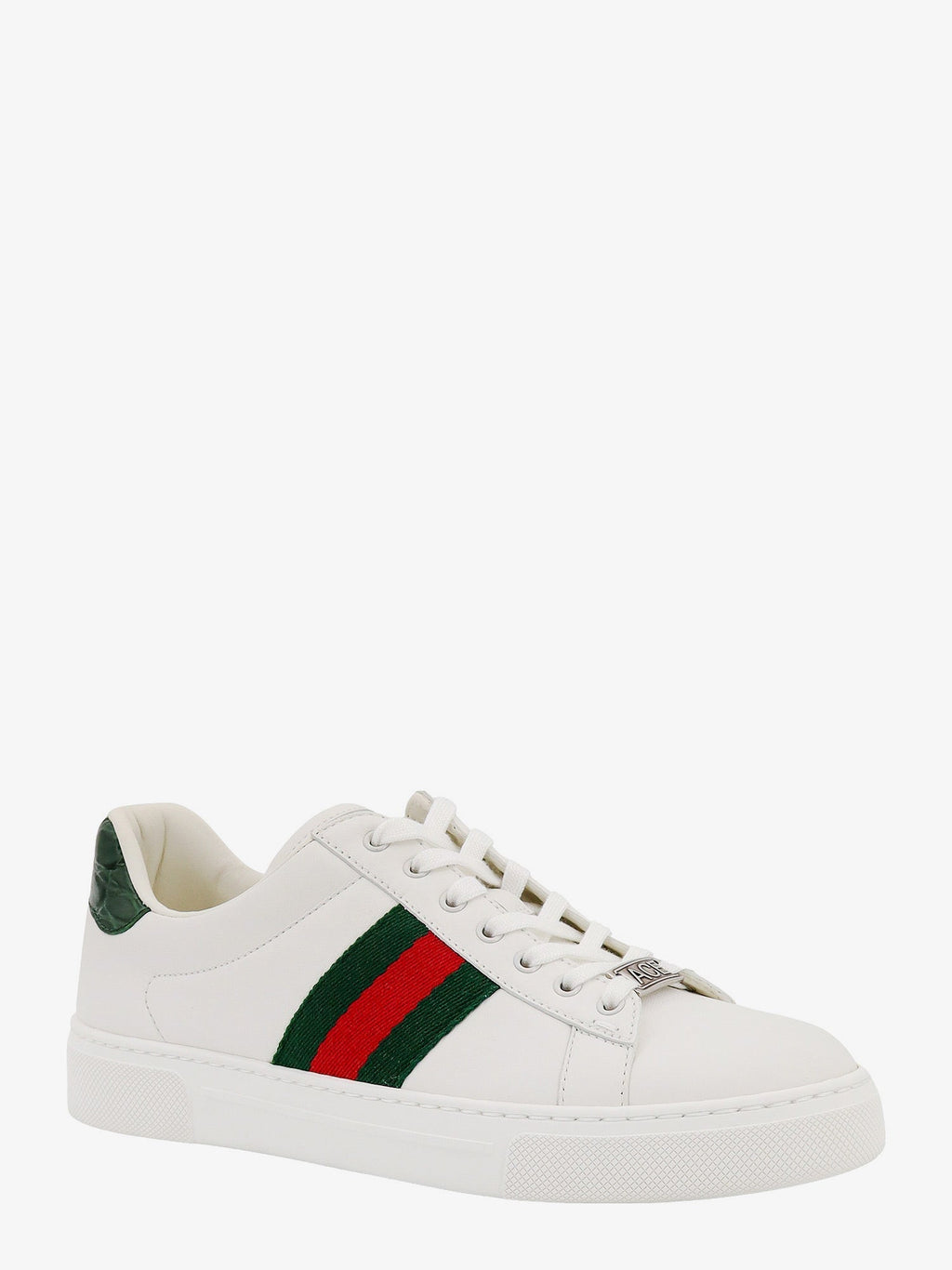Gucci Ace Leather Sneakers White Women