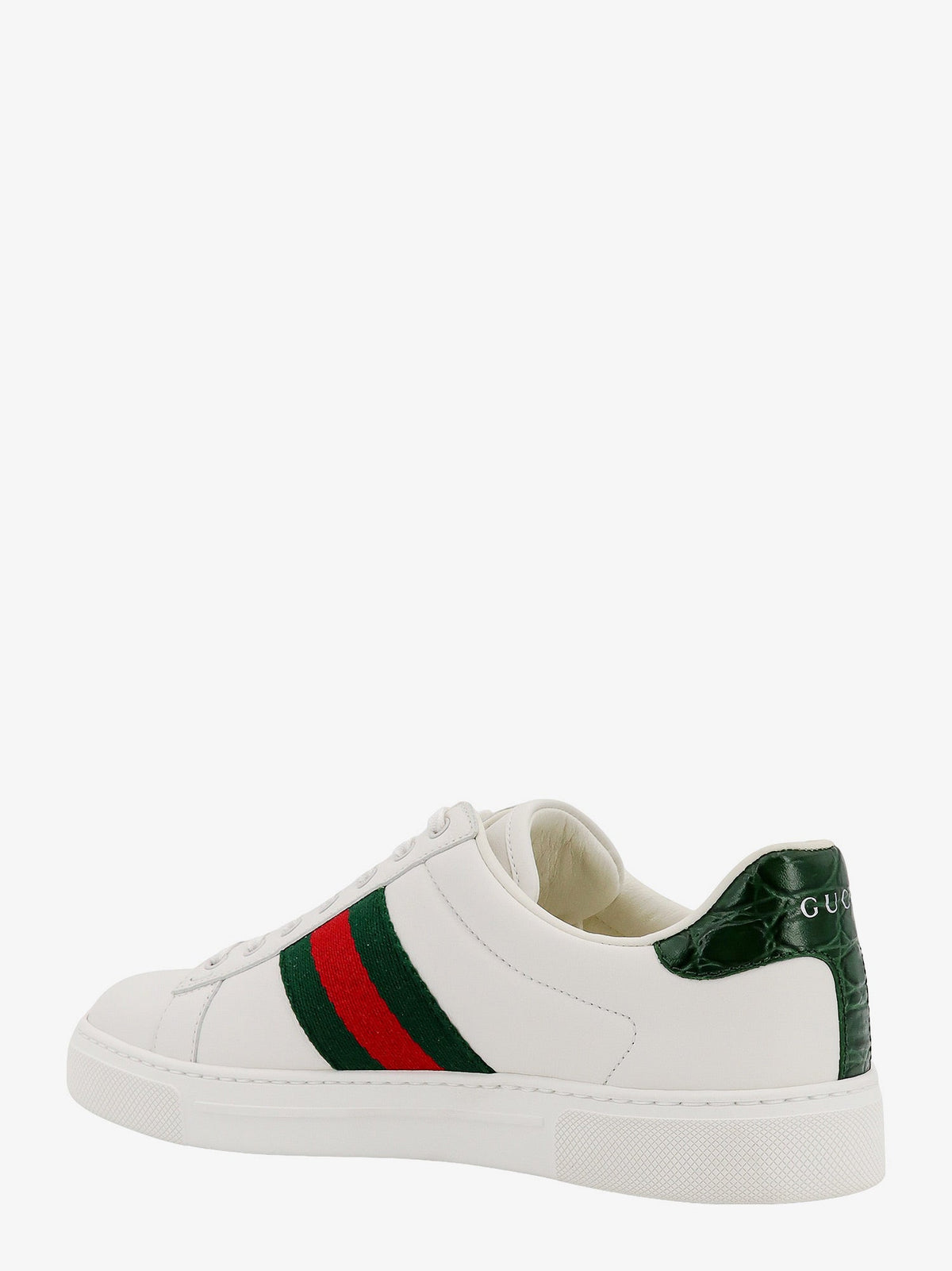 Gucci Ace Leather Sneakers White Women