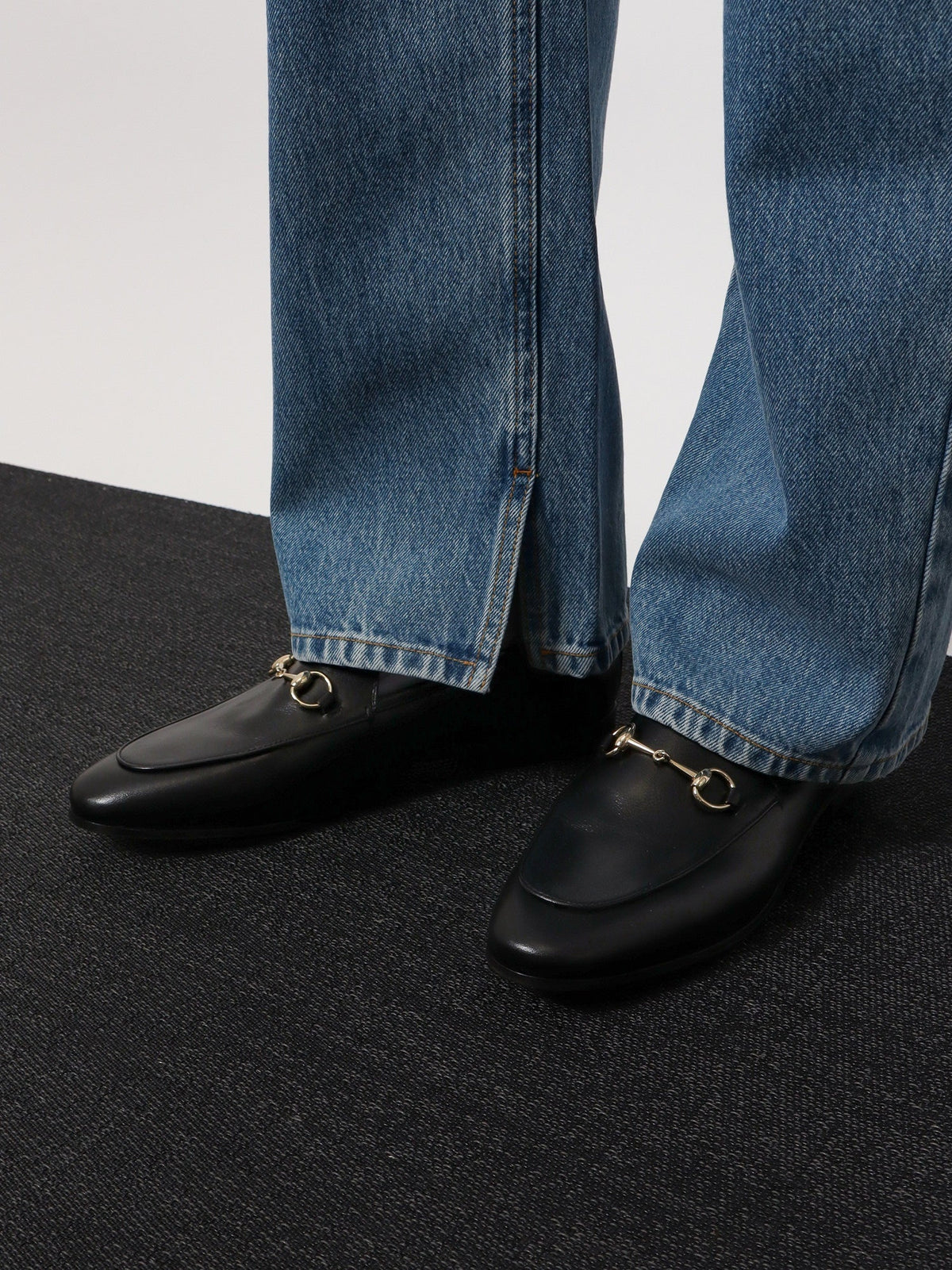 Gucci Leather Jordaan Loafers Black Women