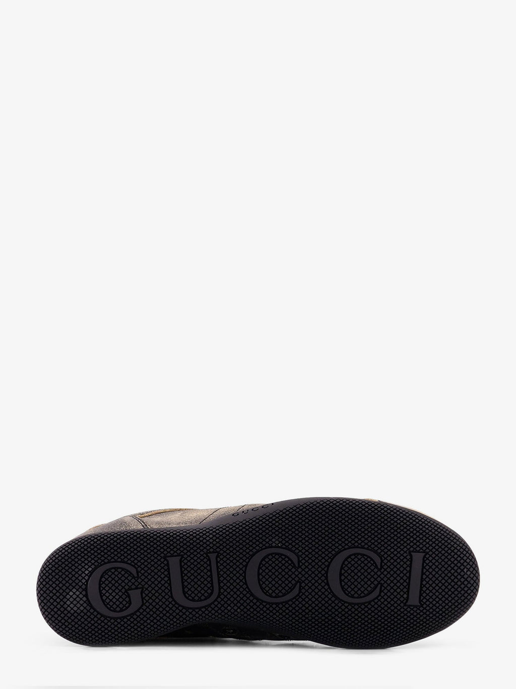 Gucci Shift Délavé Leather Sneakers Grey