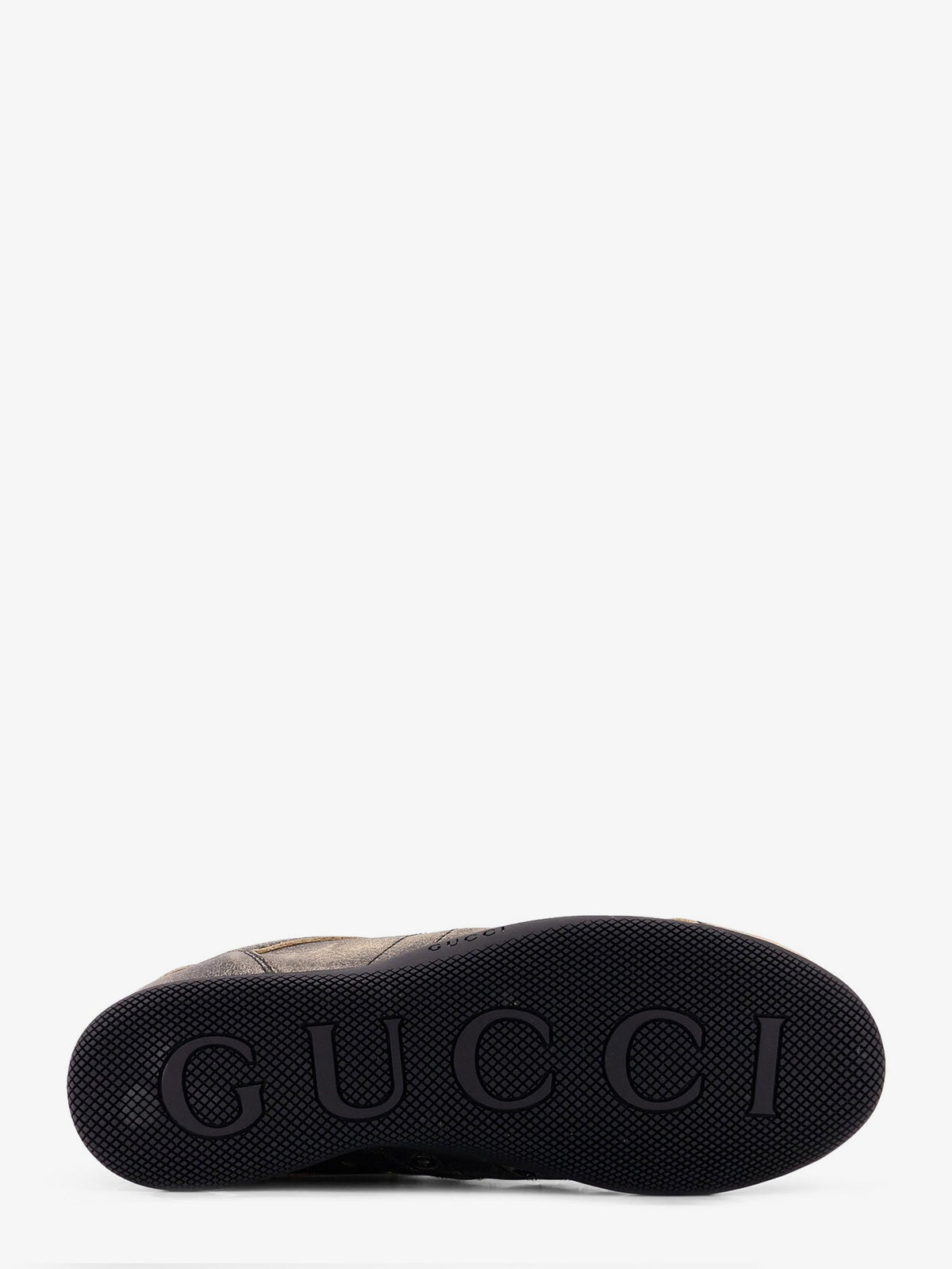 Gucci Shift Délavé Leather Sneakers Grey