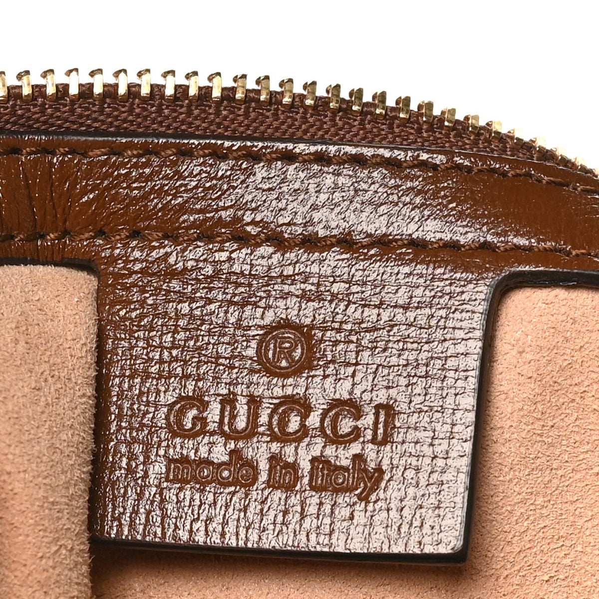 GG Supreme Monogram Azalea Calfskin Web Small Jackie 1961 Hobo Beige Ebony Brown Sugar