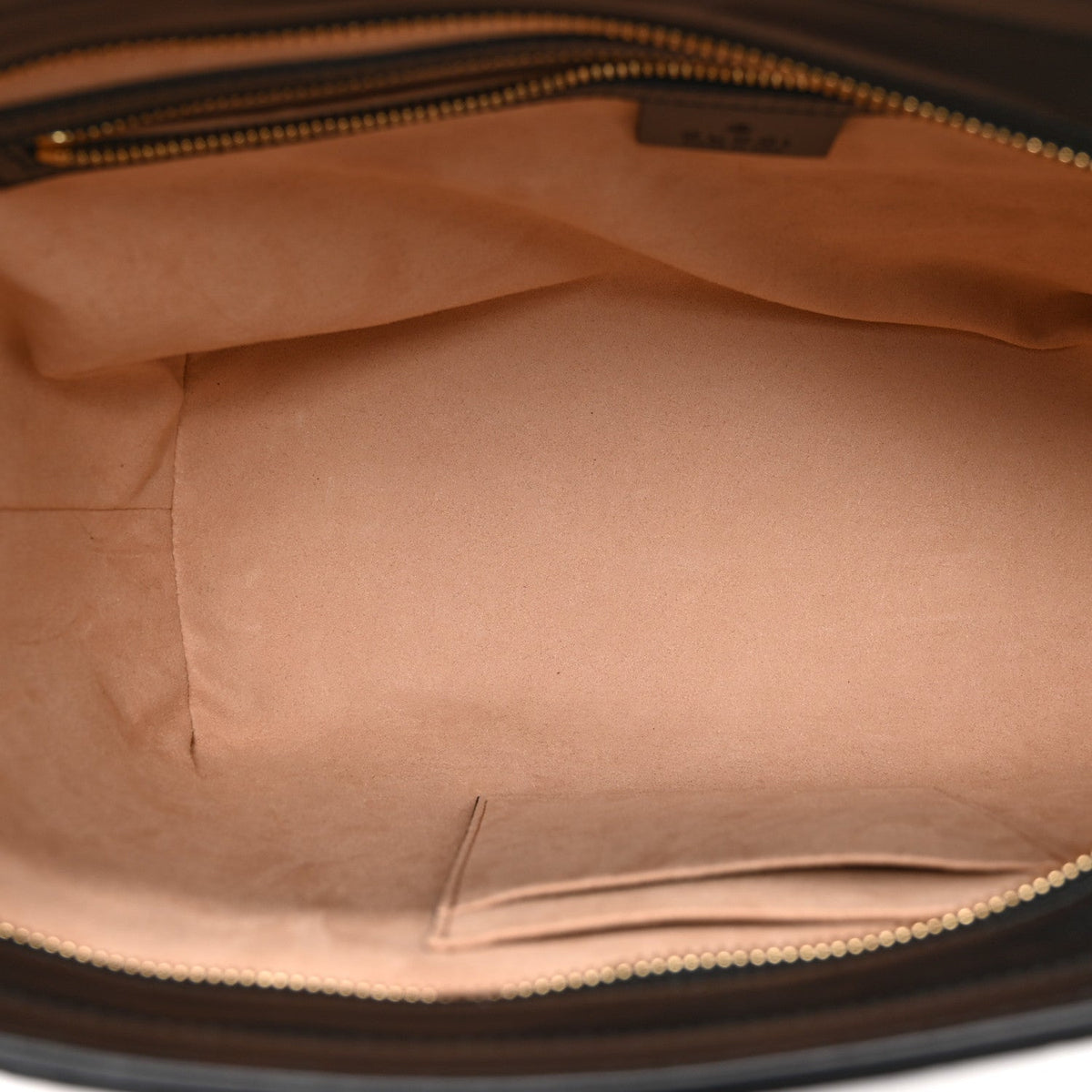 Guccissima Small Zippered Bucket Tote Black