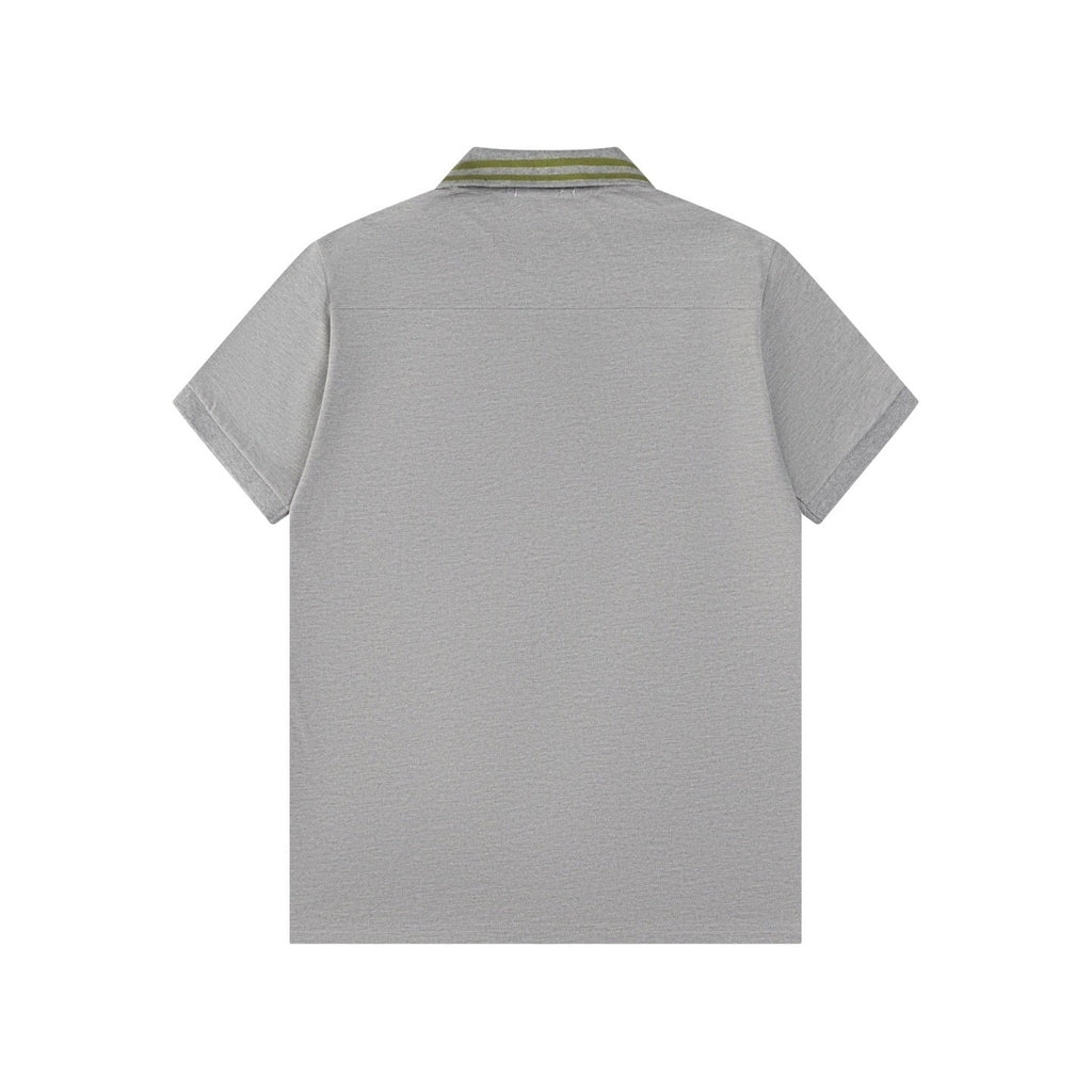 Gucci Luxury T-shirt with Collar Grey - Premium Cotton Comfort