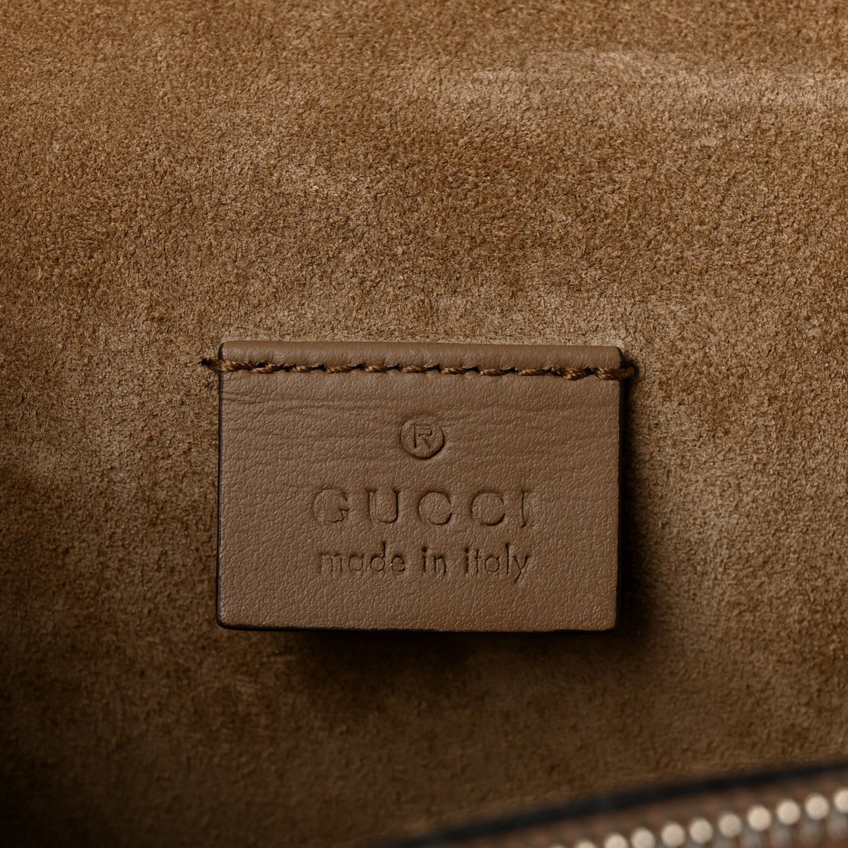GG Supreme Monogram Medium Dionysus Shoulder Bag Taupe