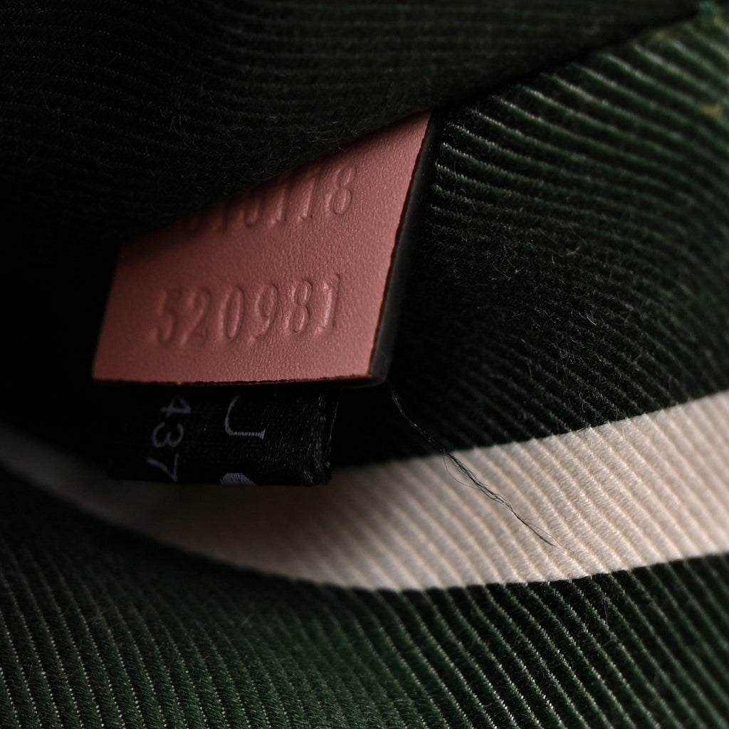 GG Supreme Monogram Emblem Mini Bucket Bag Pink