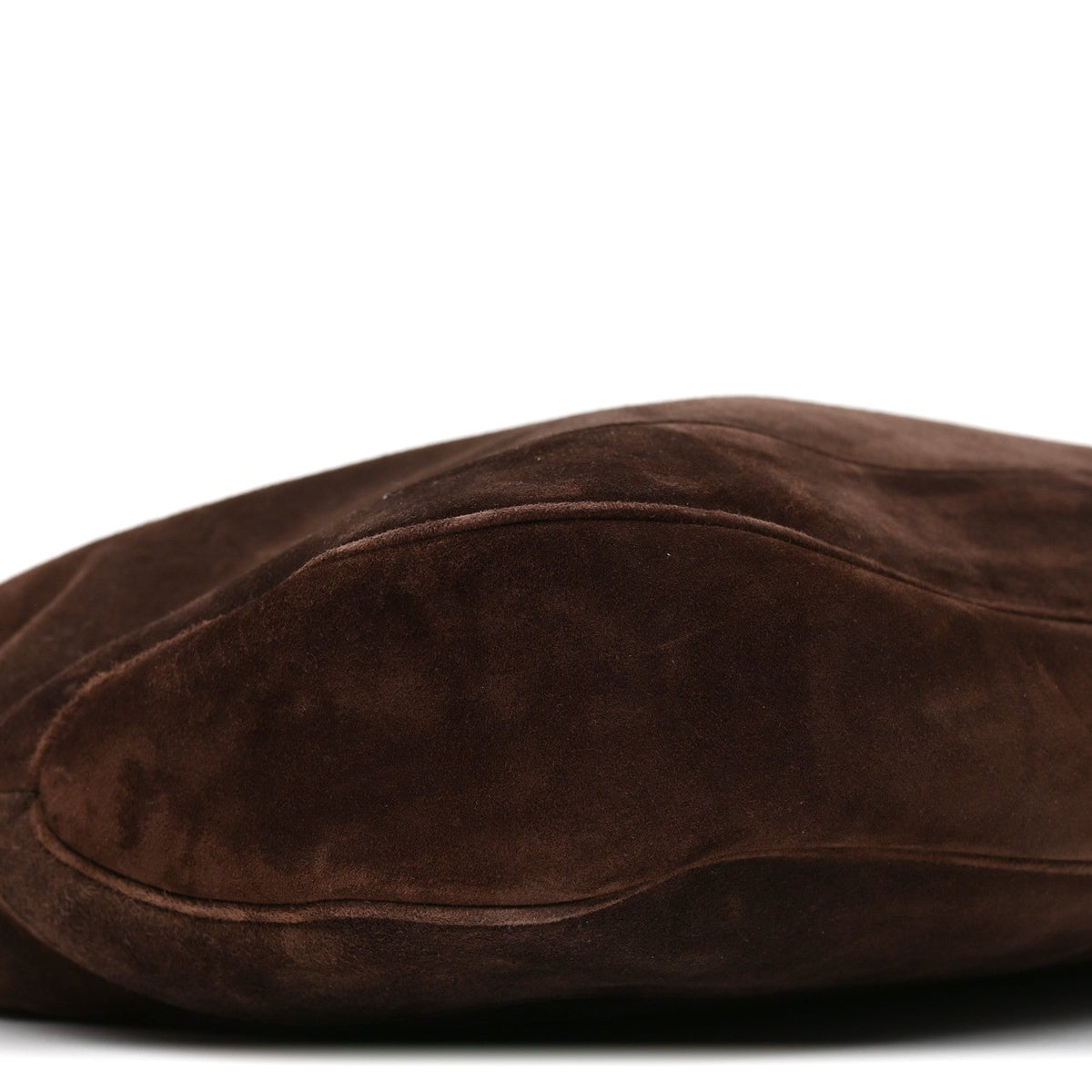 Suede Jackie 1961 Giorno Shoulder Bag Dark Brown