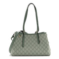 GG Supreme Monogram Emblem Medium Tote Bag Sage Green