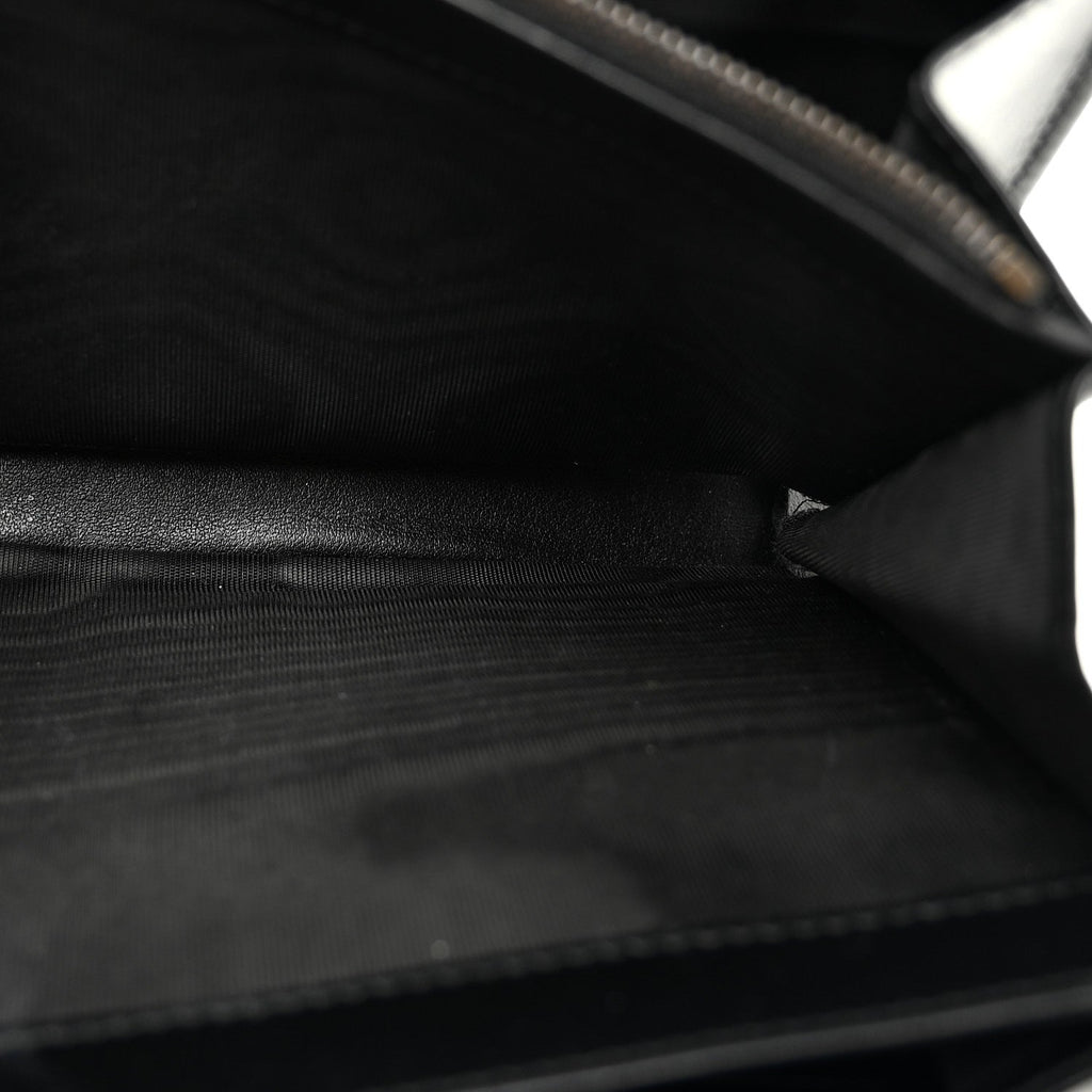 Calfskin Matelasse GG Marmont Chain Wallet Black