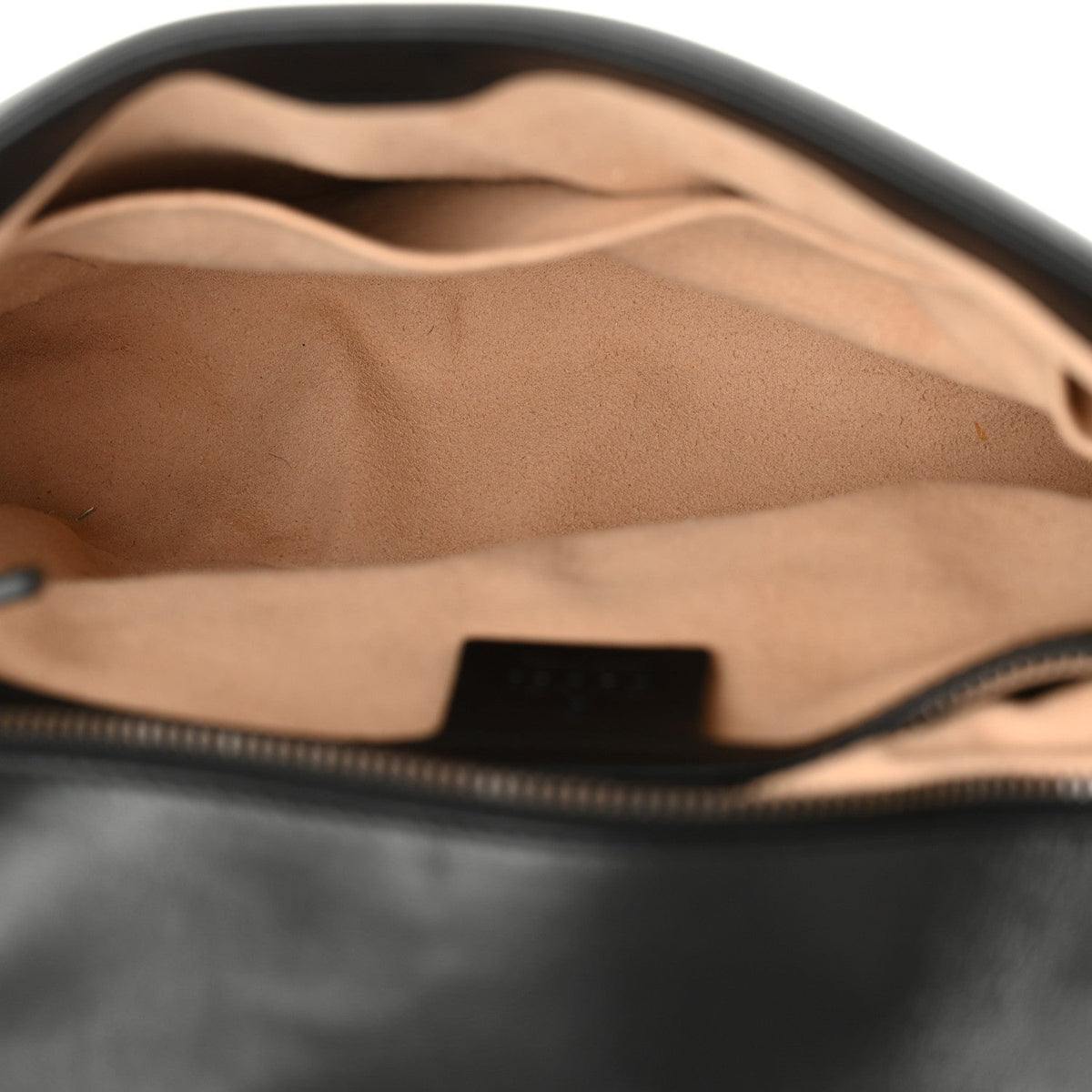 Calfskin Matelasse Medium GG Marmont Shoulder Bag Black