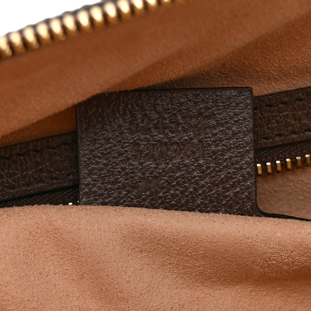 GG Supreme Monogram Web Medium Ophidia Top Handle Dome Bag Brown
