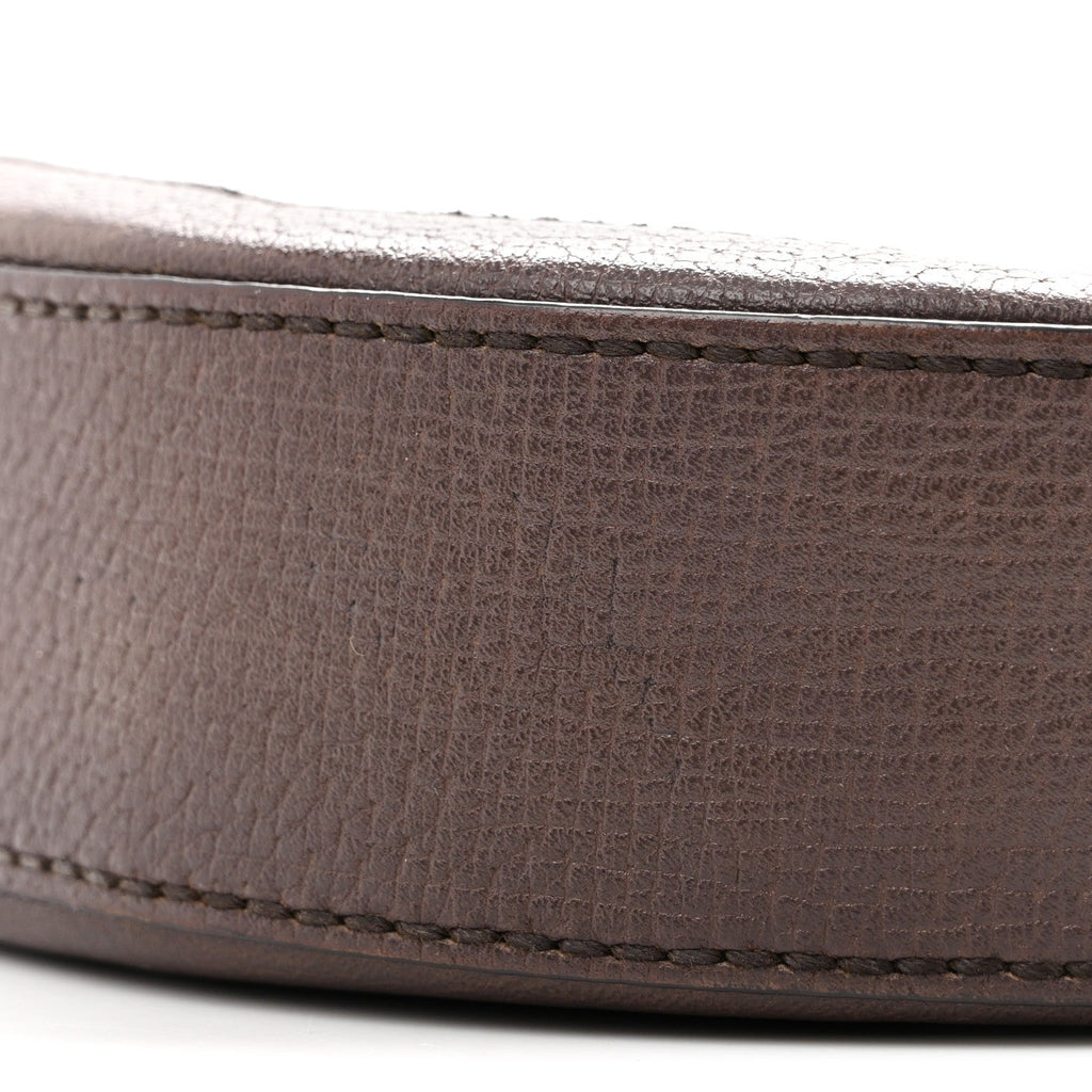 GG Supreme Monogram Web Mini Ophidia Round Shoulder Bag Brown