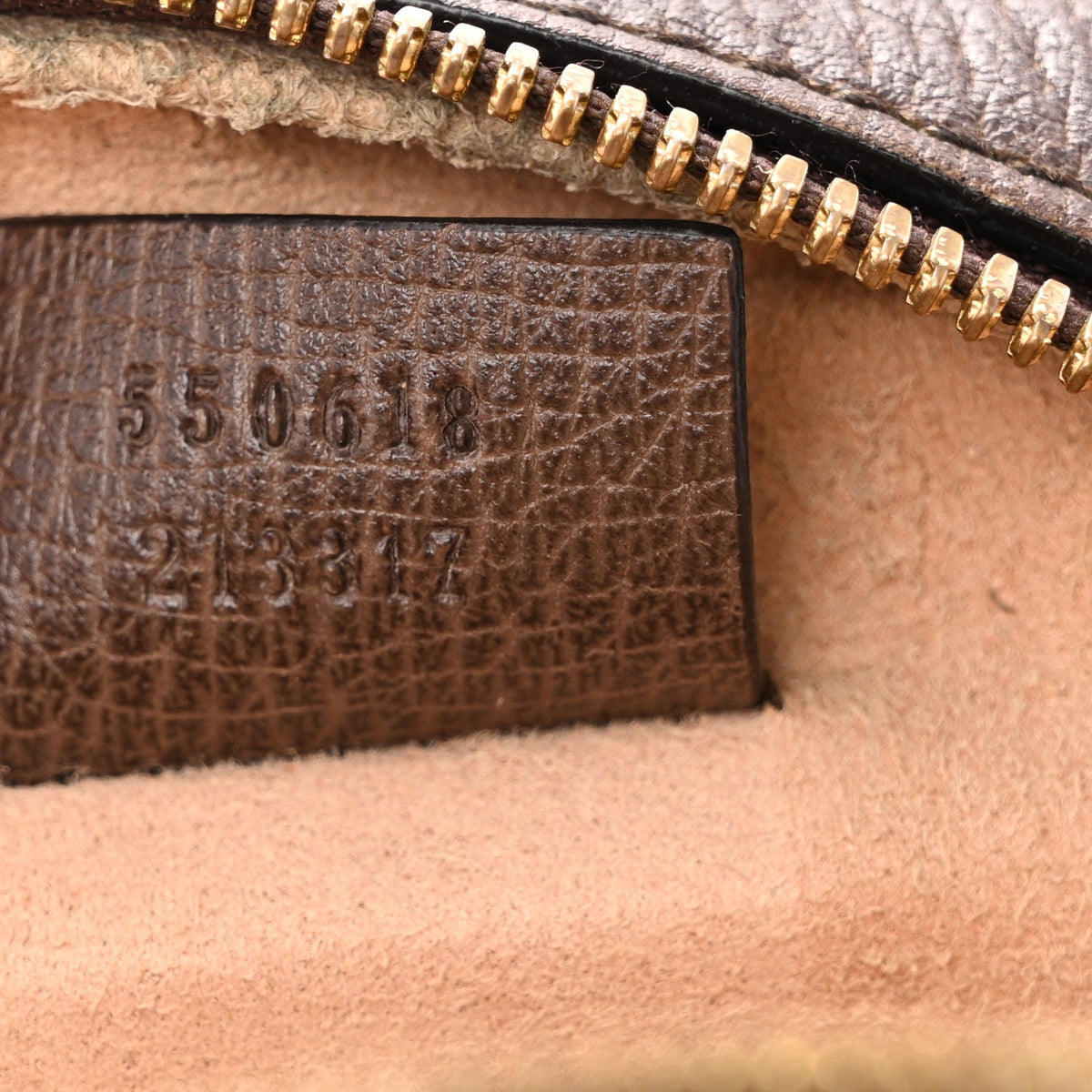 GG Supreme Monogram Web Mini Ophidia Round Shoulder Bag Brown