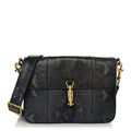 Snakeskin Small Jackie Shoulder Bag Blue